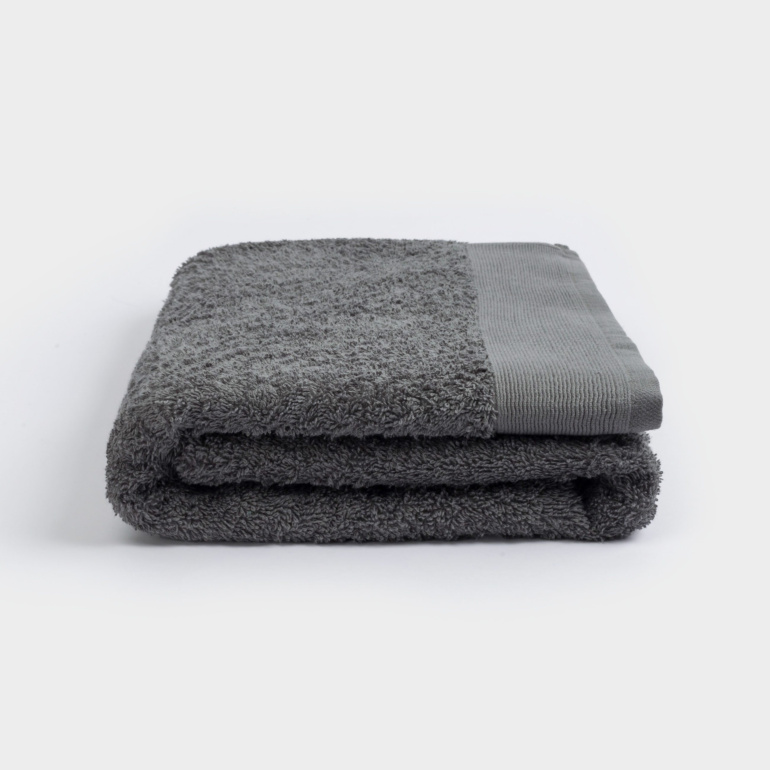 Полотенце, 70х140 см, хлопок, серое, Vari cotton, image-5