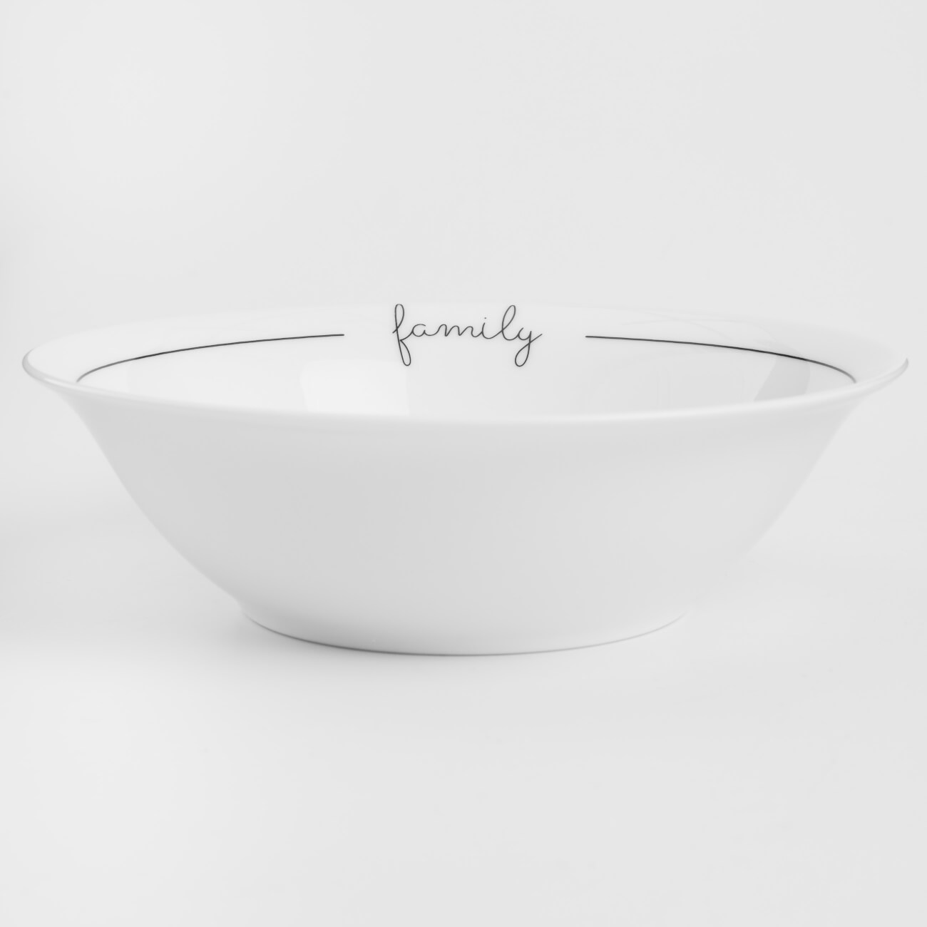 

Салатник, 17х6 см, 380 мл, фарфор N, белый, Family, Scroll white