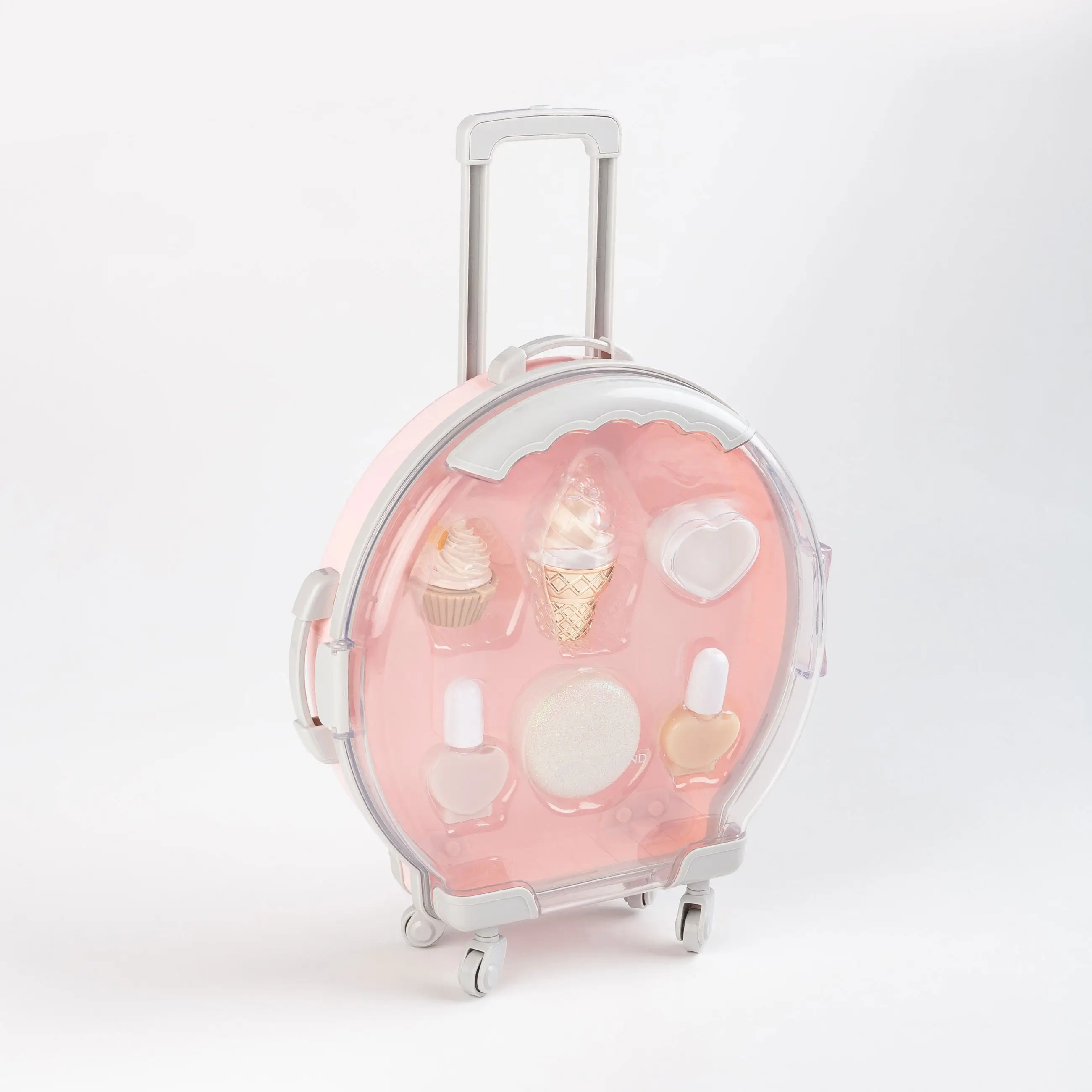Набор косметики, детский, 19x5 см, 6 пр, пластик, серый, Чемодан, Cosmetic kids