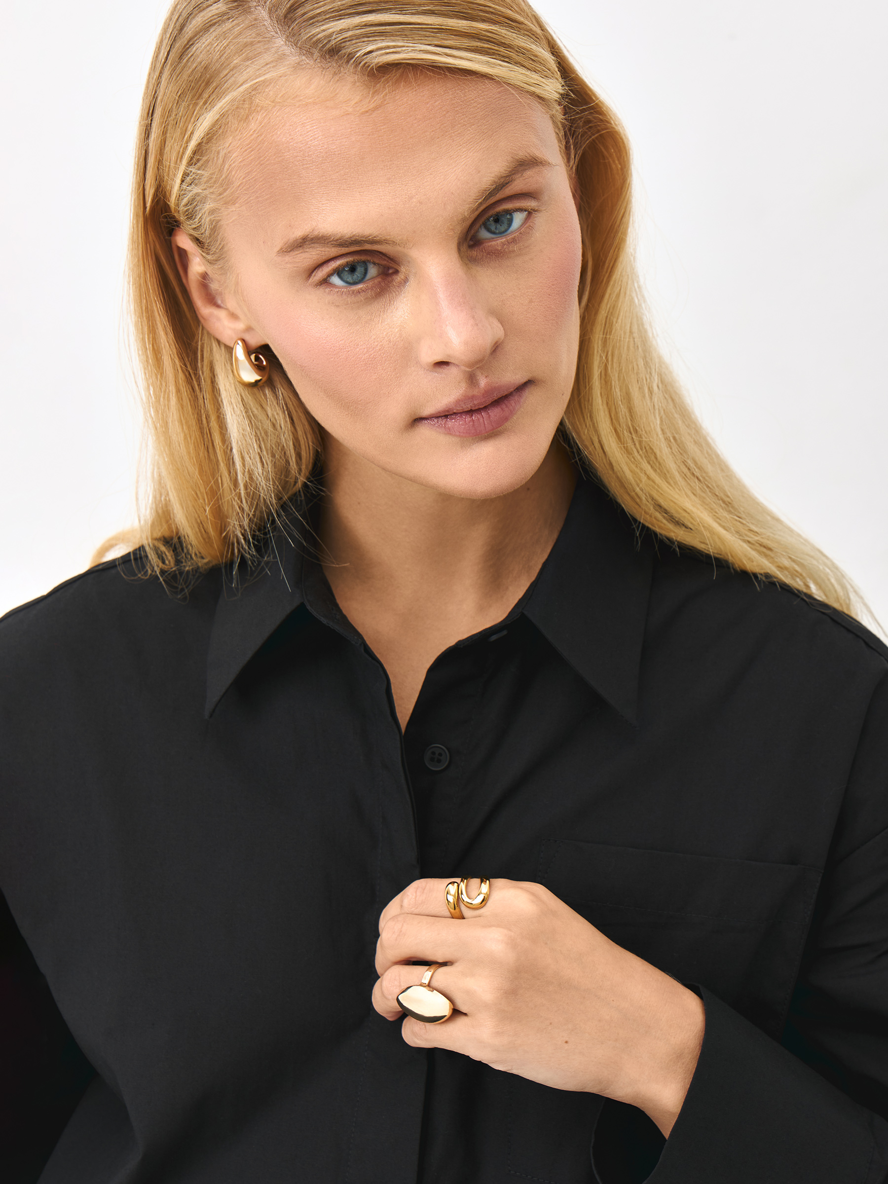 Кольцо, 2 см, единый размер, металл, золотистое, Jewelry, image-5