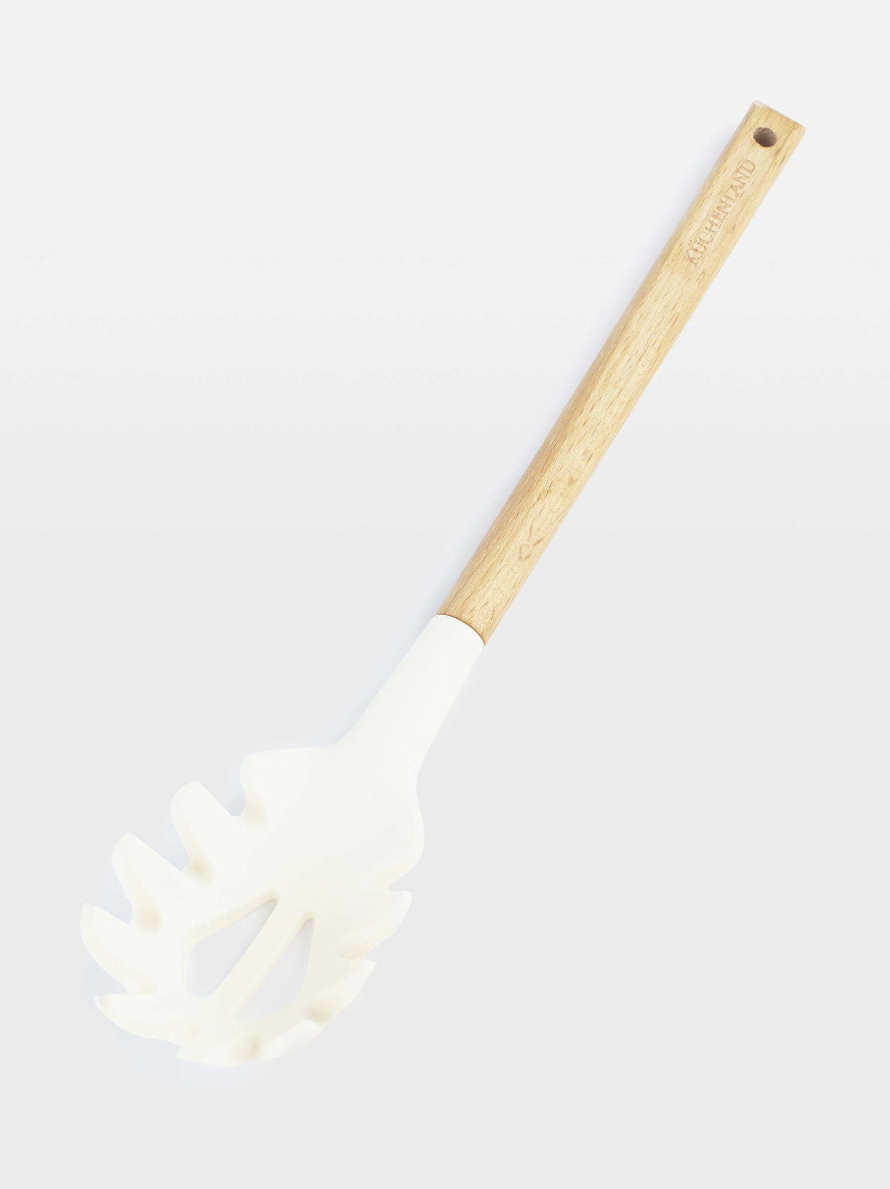 Ложка для спагетти, 32 см, силикон/дерево, бежевая, Provence, image-2