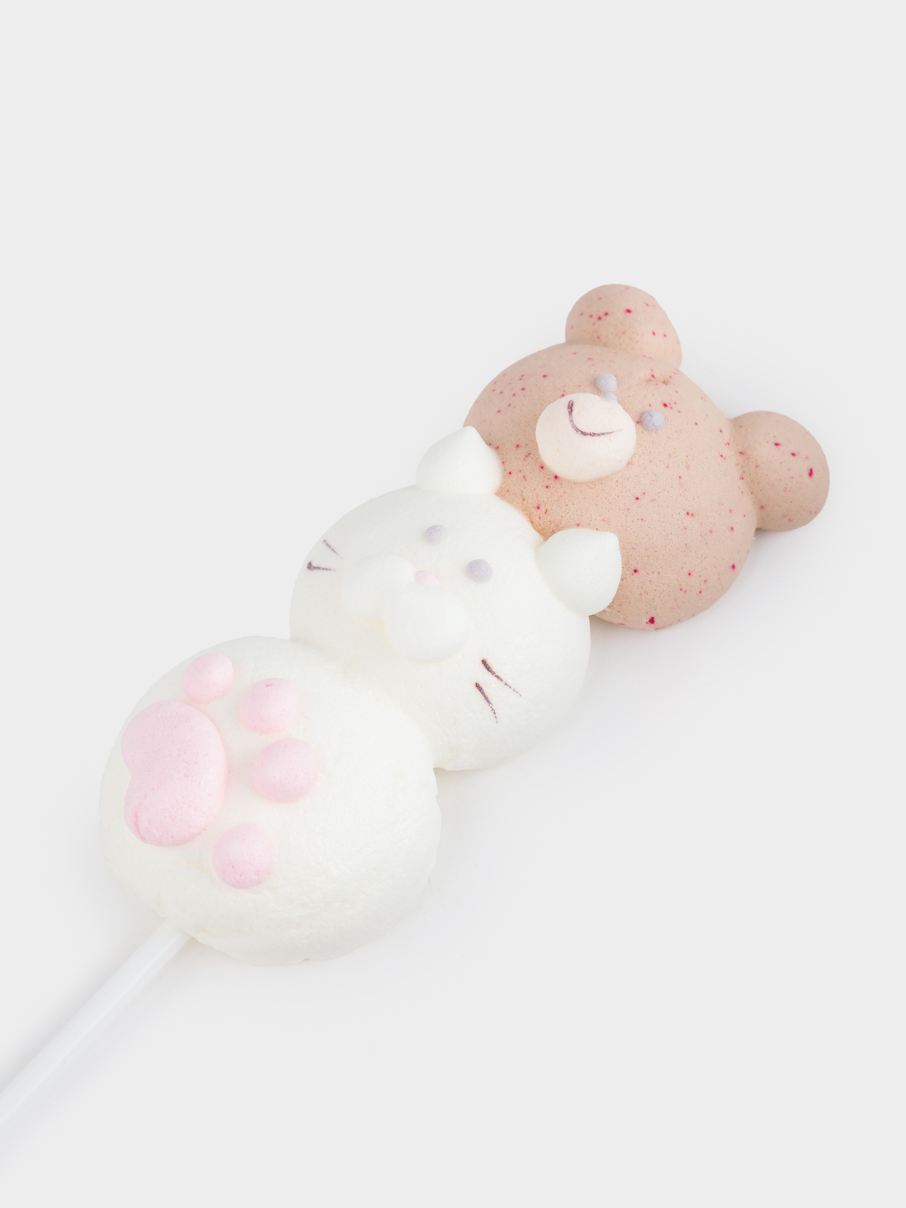 Маршмеллоу, 17 гр, на палочке, микс, Ваниль, Веселые зверюшки, Sweet life, image-1