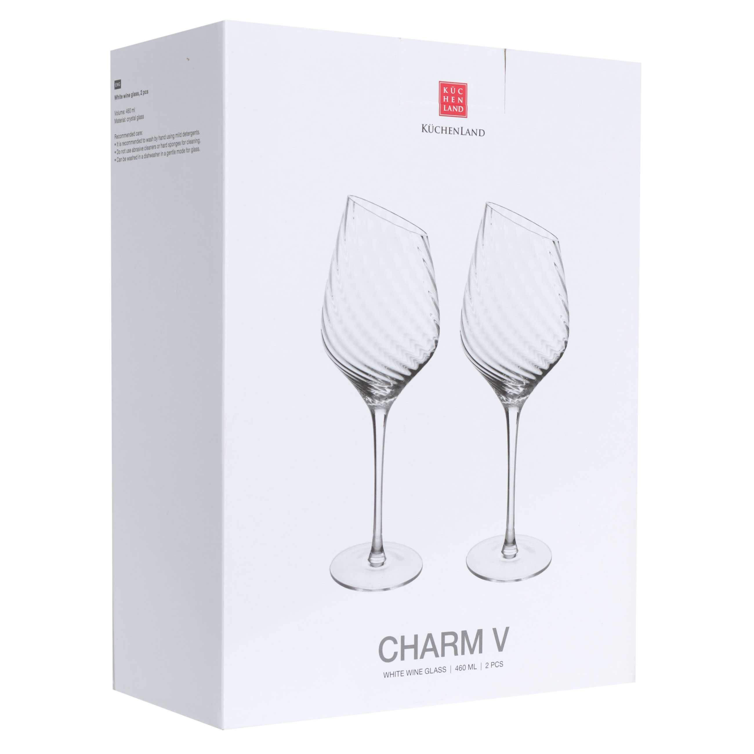 Бокал для белого вина, 460 мл, 2 шт, стекло, Charm V изображение № 2