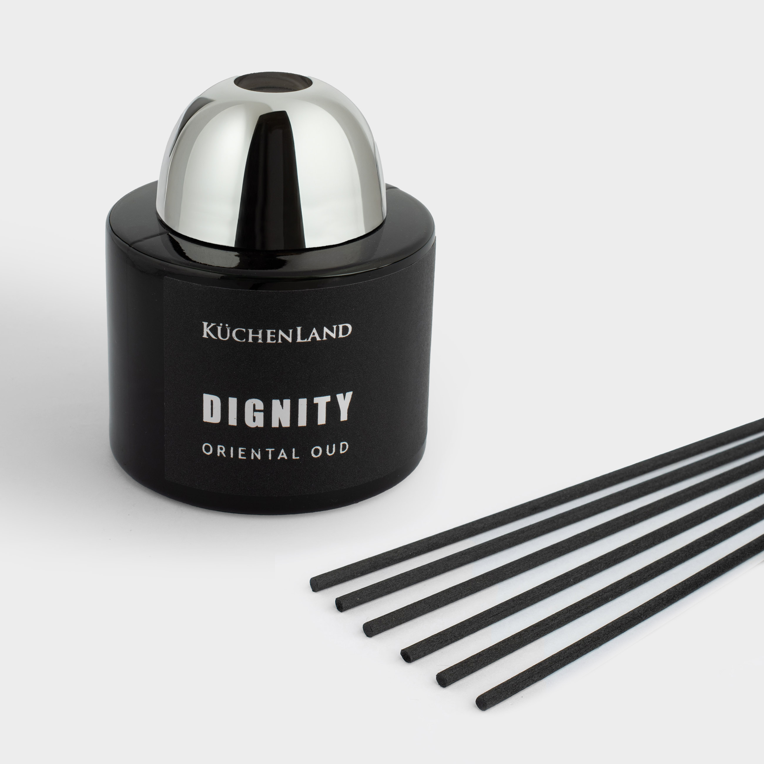 Ароматический диффузор, 110 мл, серый, Oriental oud, Dignity, image-4