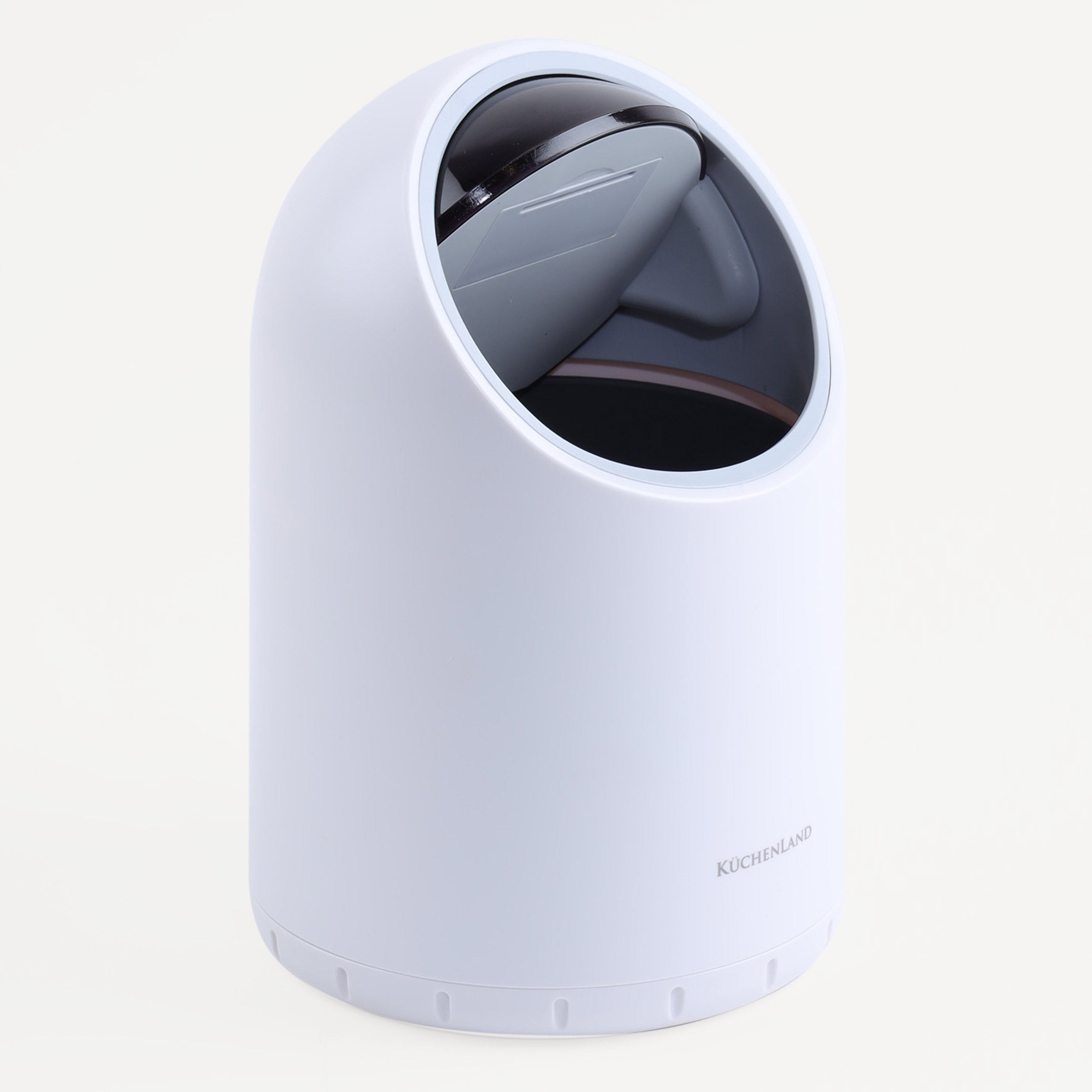 Ведро для мусора, 2 л, сенсорное, пластик, круглое, белое, Робот, Bin robot, image-2