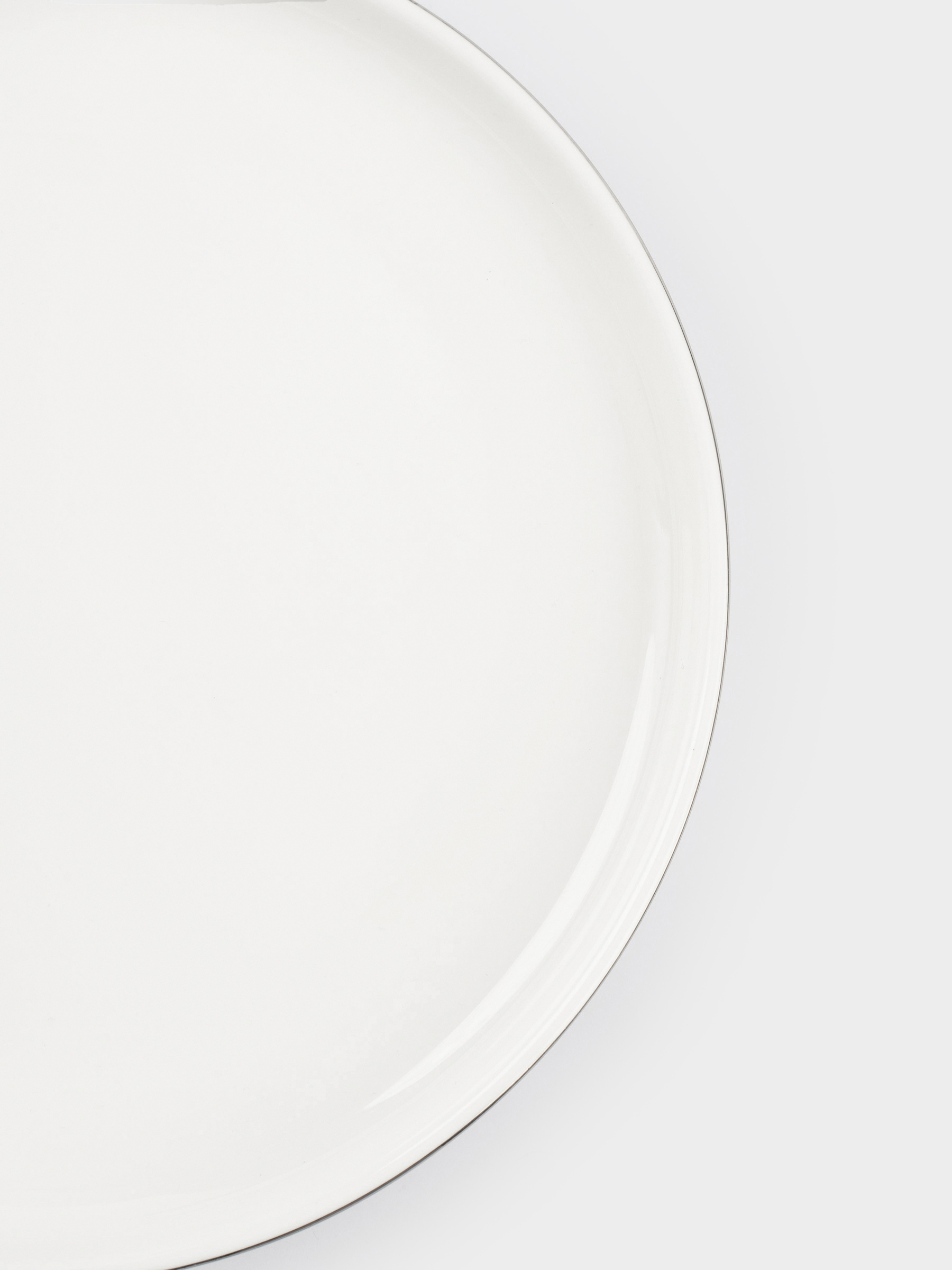 Тарелка десертная, 20 см, 2 шт, фарфор F, белая, Ideal silver, image-3