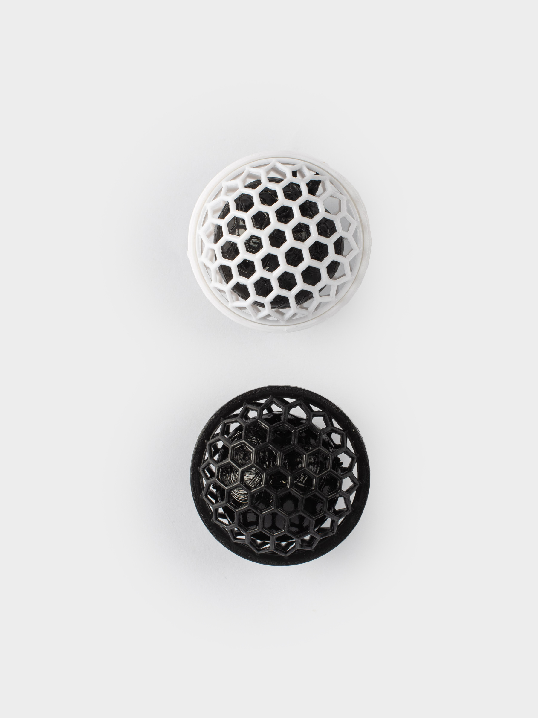 Шар для чистки сумок, 2 шт, 4 см, пластик/резина, черный/белый, Black clean, image-2