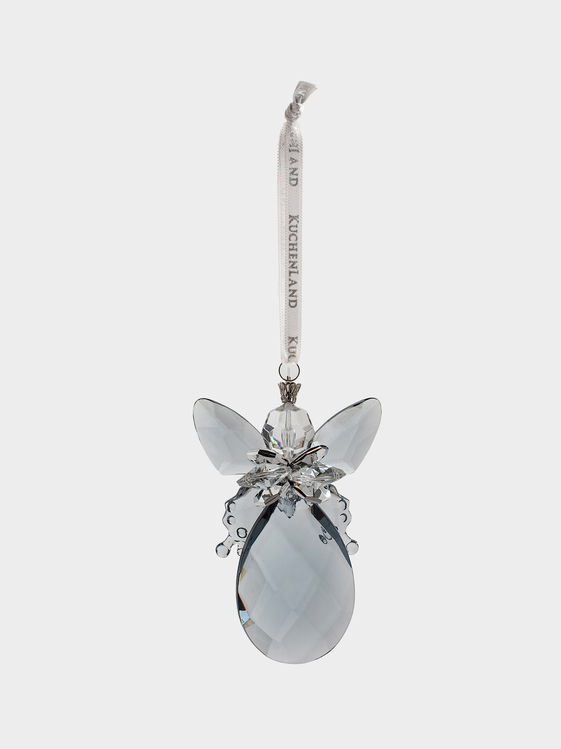 Игрушка елочная, 5х13 см, акрил, серая, Кристалл, Ice crystal, image-2