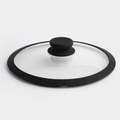 Крышка, 24 см, стекло Т/силикон, Solution accessory ,image-0