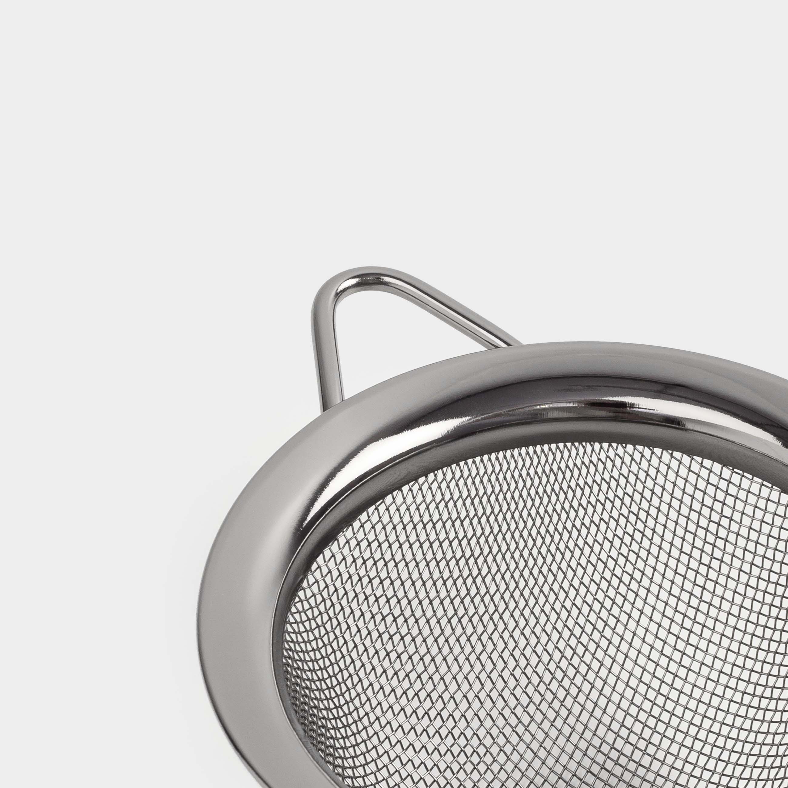 Сито, 19 см, с ручкой, сталь, темно-серое, Titanium, image-5