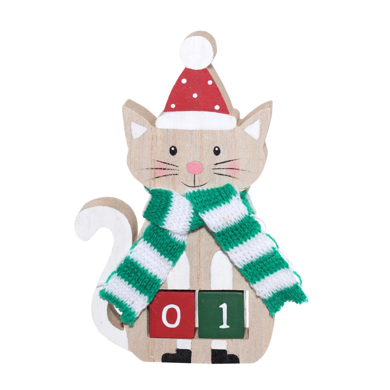 

Календарь настольный, 14х9 см, с кубиками, дерево/полиэстер, Кот, Cat