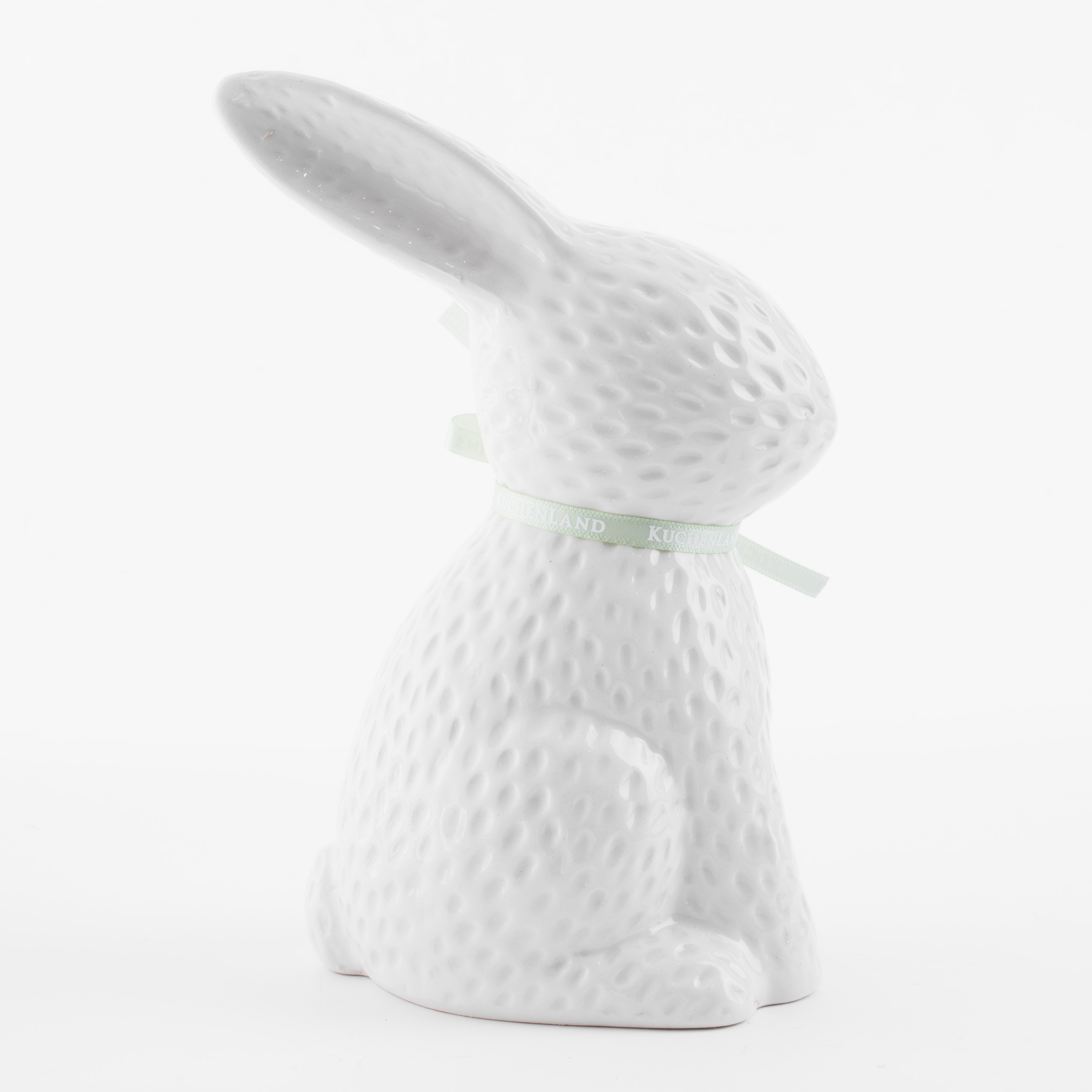 Статуэтка, 18 см, керамика, молочная Кролик сидит, Easter blooming изображение № 3