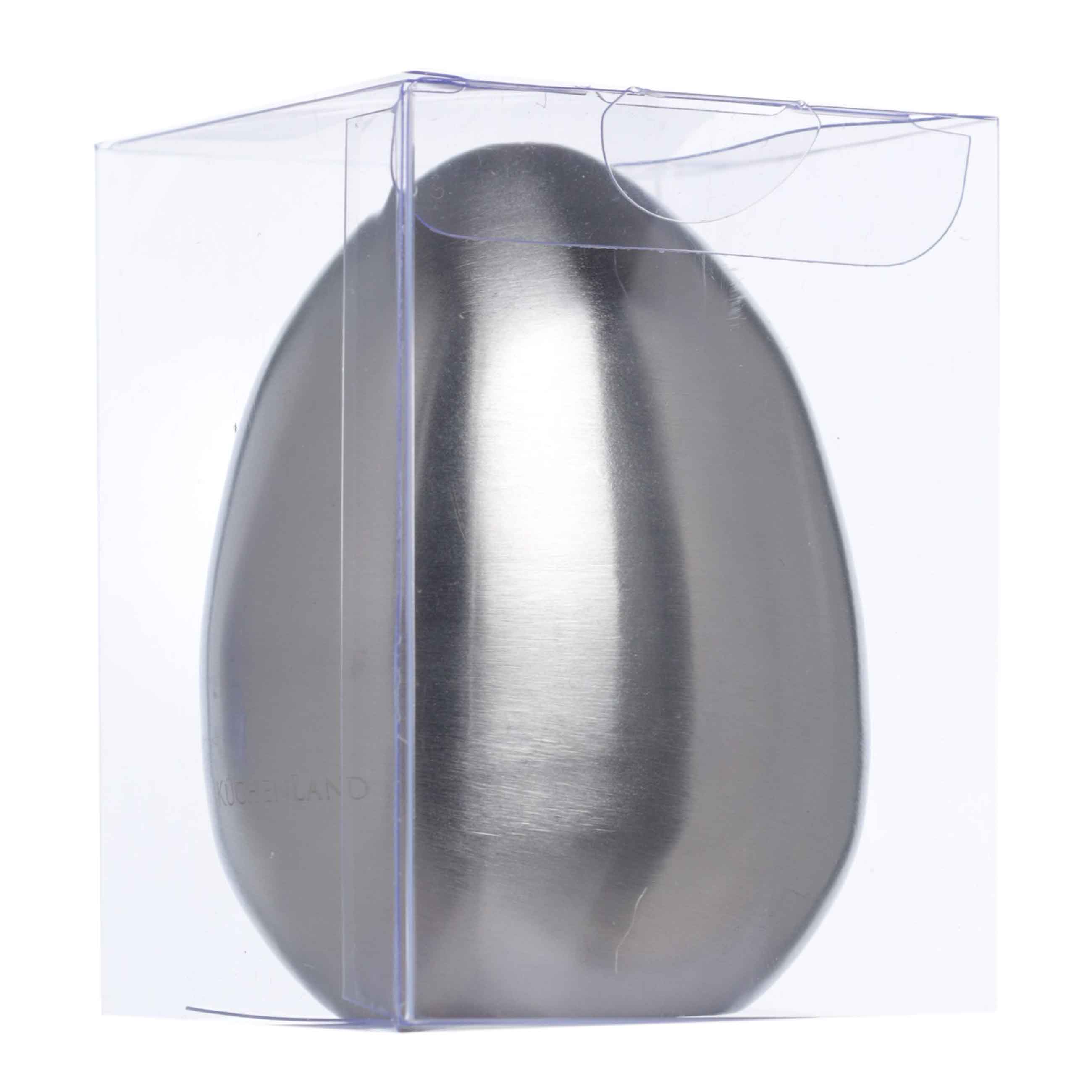 Емкость для соли или перца, 7 см, сталь, серебристая, Яйцо, Classic изображение № 3