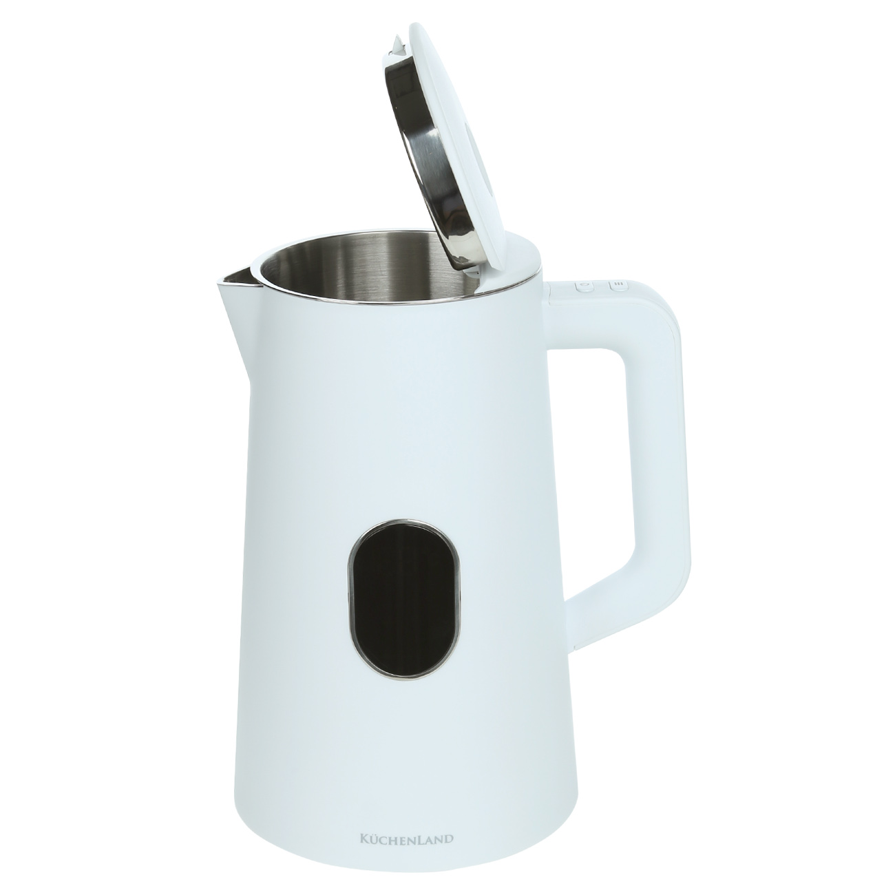 Чайник электрический, 1,5 л, 1500-1800 Вт, регулировка температуры, белый, Advance изображение № 4