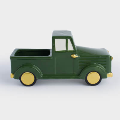 Конфетница, 24х12 см, керамика, зеленая, Машина, Car ,image-0