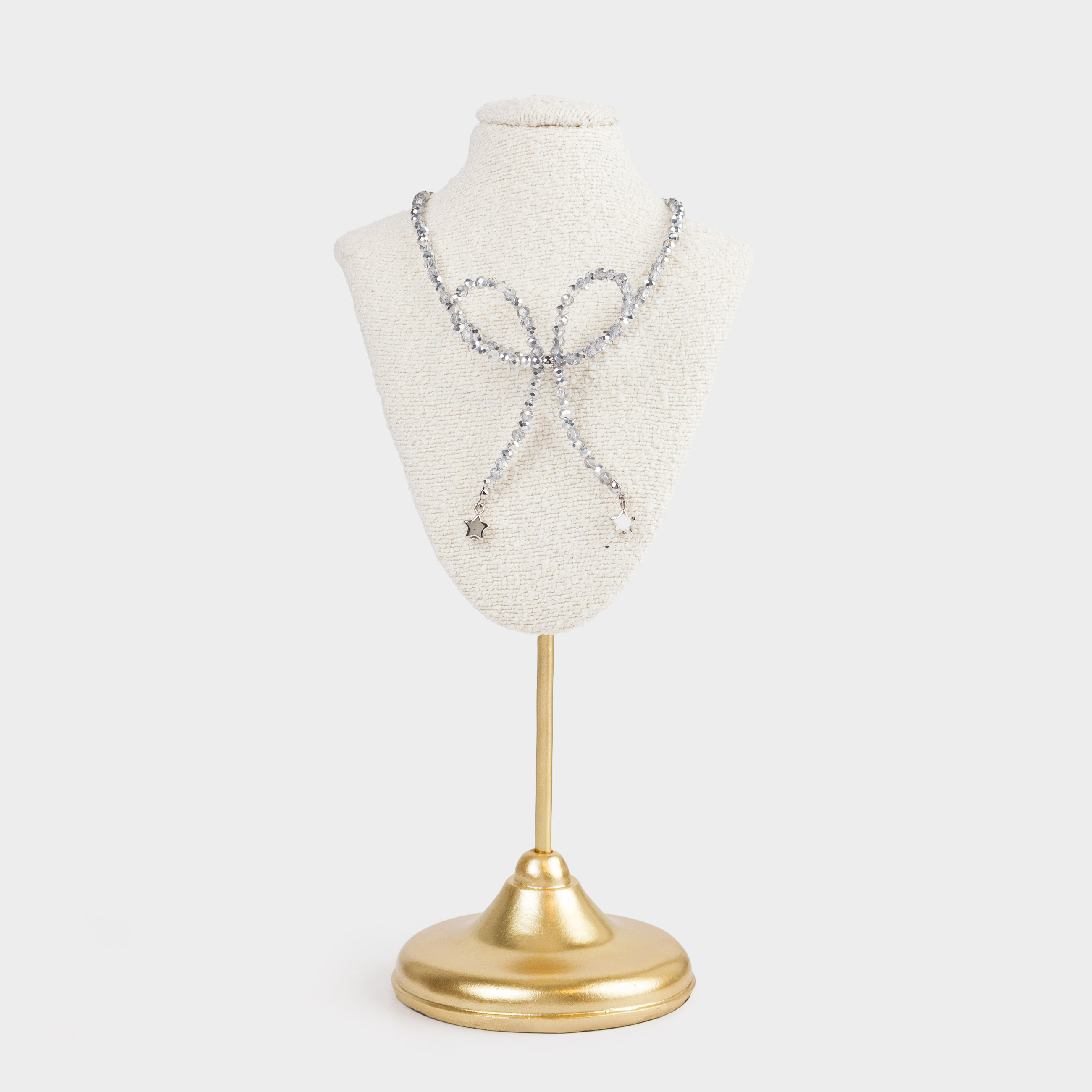 Держатель для украшений, 29 см, букле/металл, молочно-золотистый, Boucle, image-5