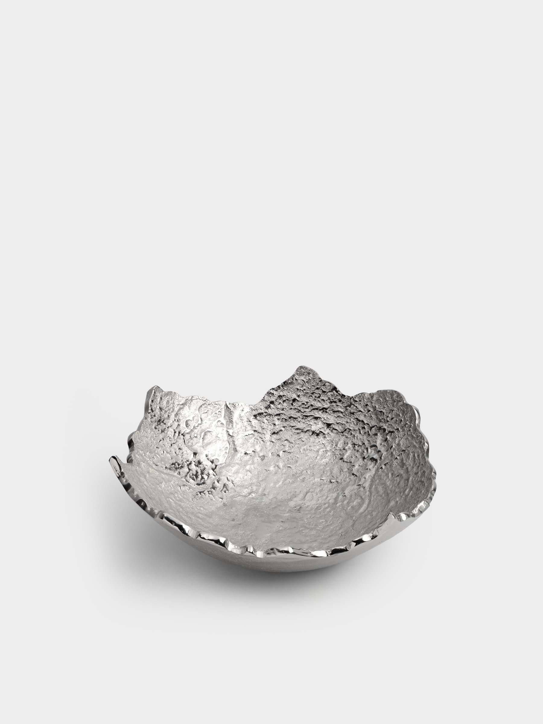 Ваза для фруктов, 31x10 см, металл, серебристая, Острые края, Fantastic, image-4