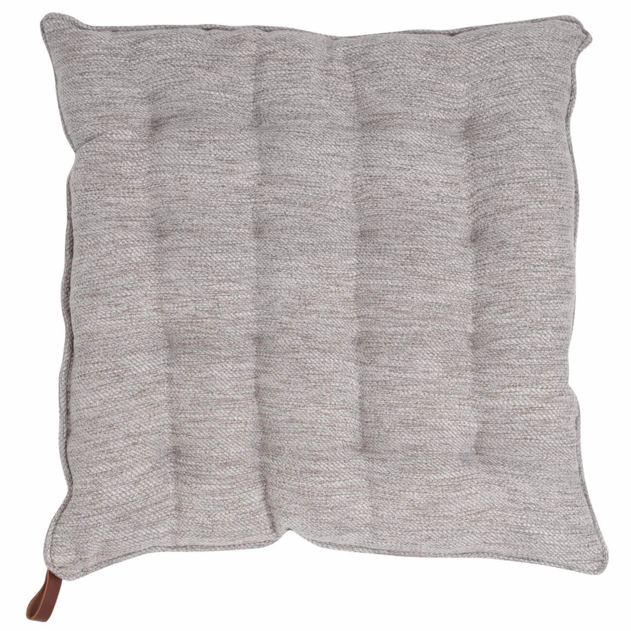 

Подушка на стул, 43х43, полиэстер, квадратная, серая, Chair pad