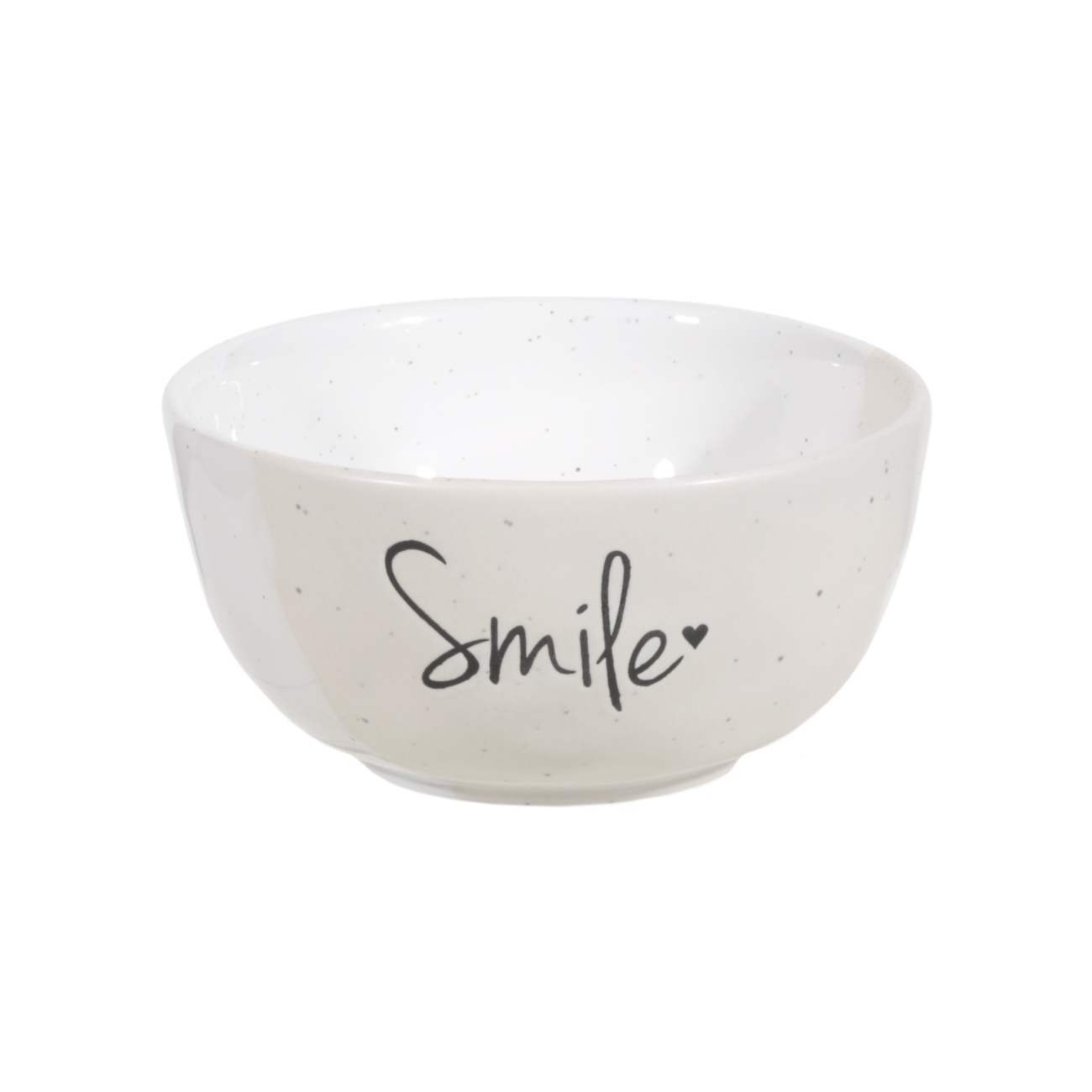 

Пиала, 12 см, керамика, бежево-белая, Smile, Soft stone