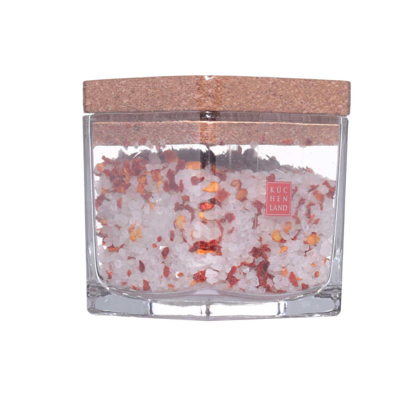 

Емкость для специй, 7 см, с наполнением, стекло/пробка, Соль с чили, Seasoning cork