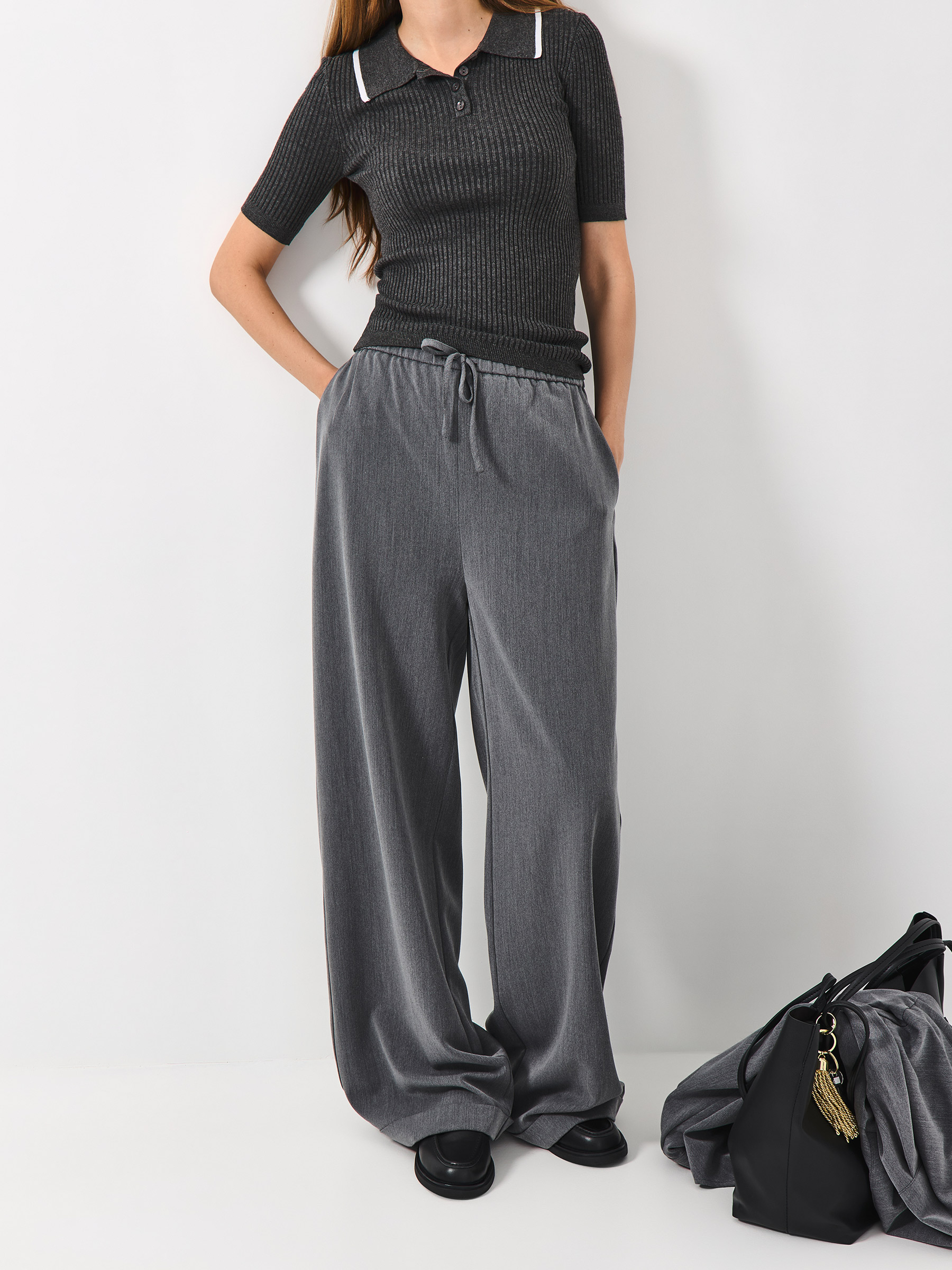 Брюки серые, Sabrina, image-1