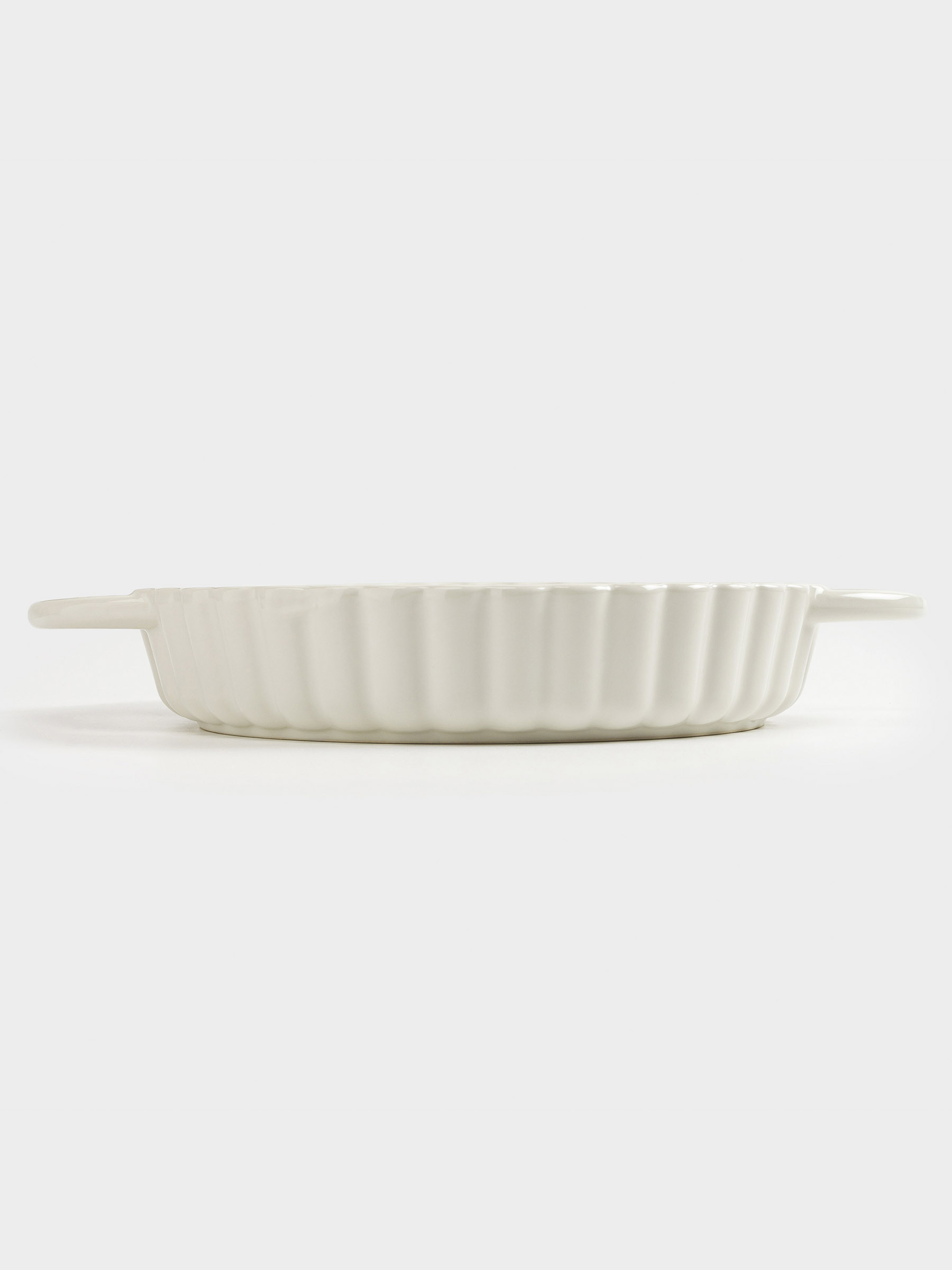 Форма для запекания, 22 см, керамика, круглая, молочная, Cakes ivory, image-3
