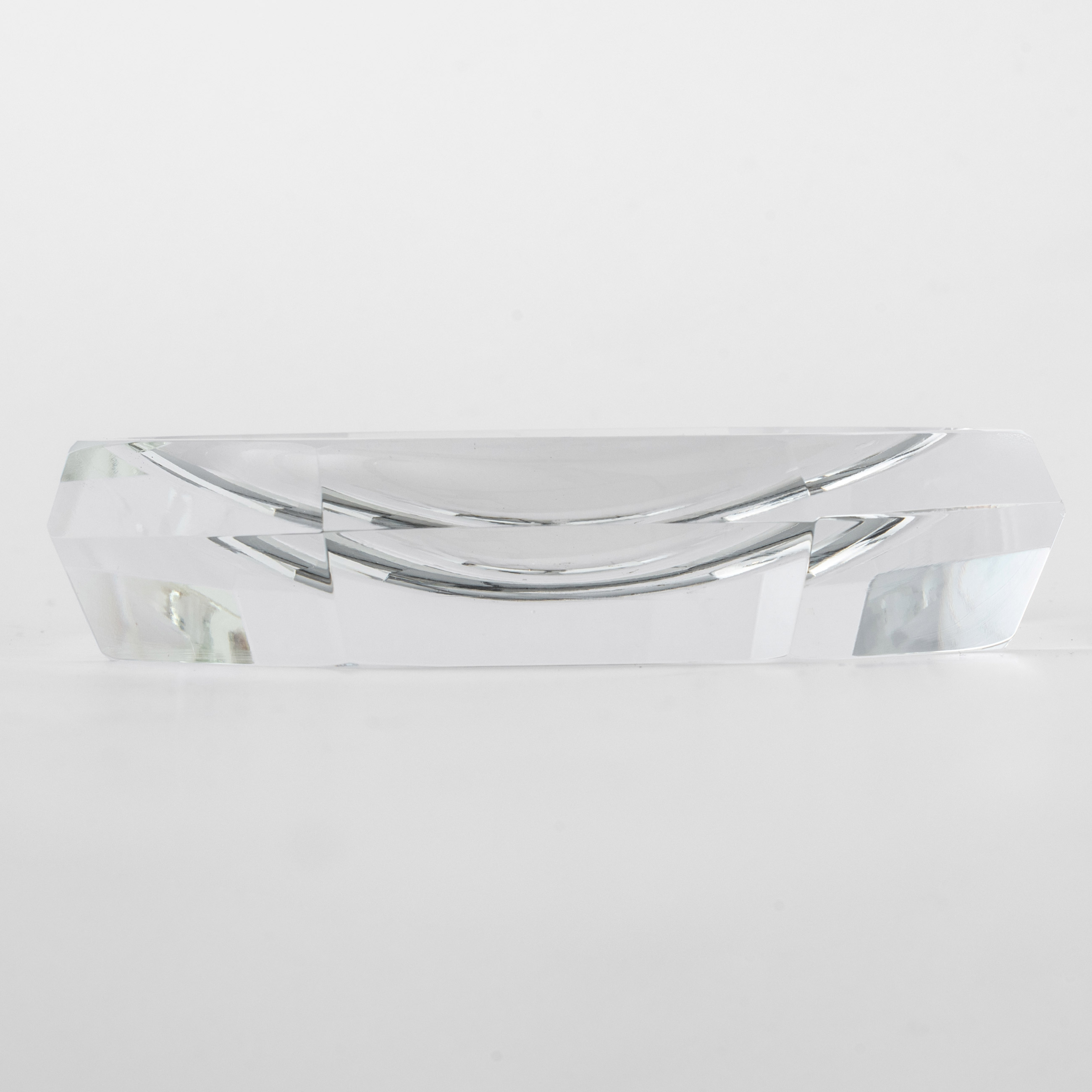 Мыльница, 12х8 см, стекло, овальная, Lux crystal изображение № 3