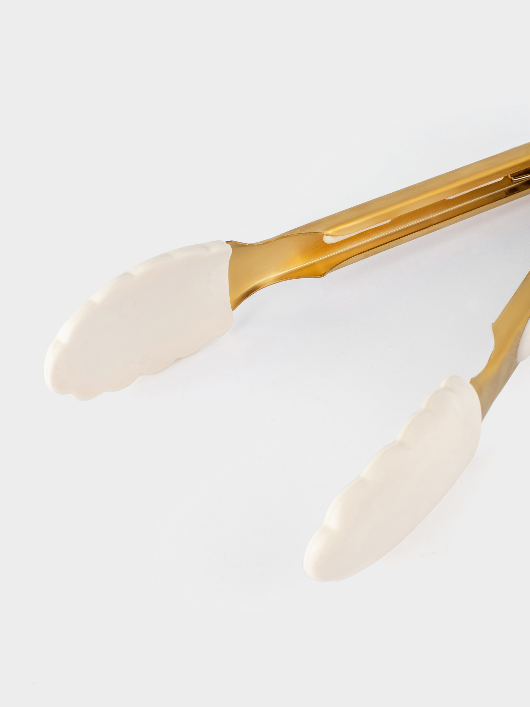 Щипцы кухонные, 27 см, сталь/силикон, золотисто-молочные, Bello gold, image-7