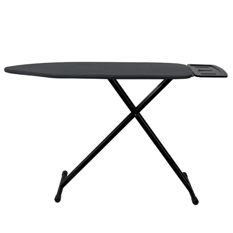 Гладильная доска, 38x122 см, металл/хлопок, темно-серая, Compact black ,image-0