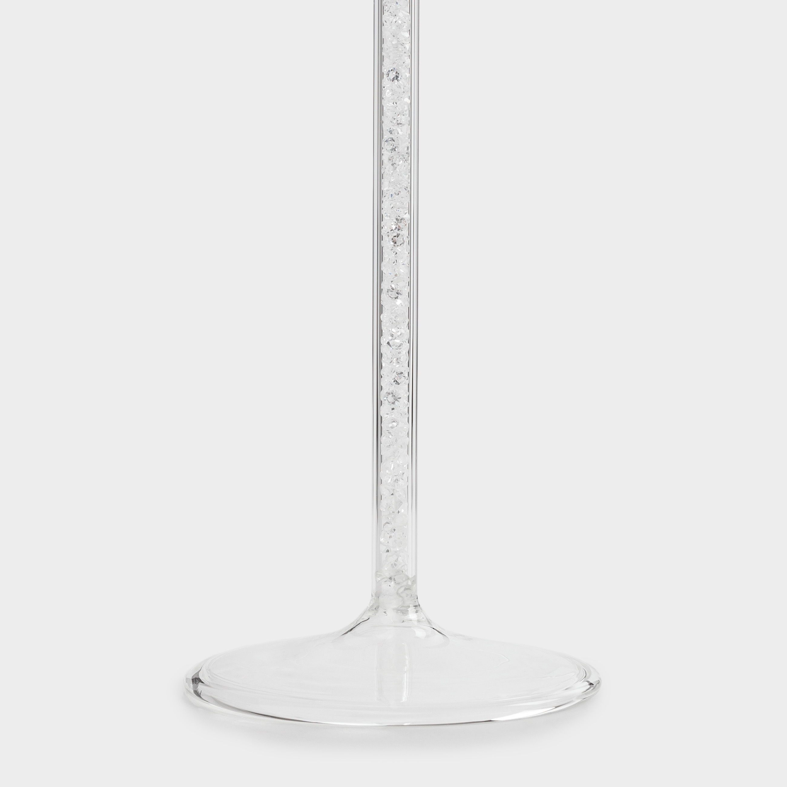 Бокал для шампанского, 180 мл, 2 шт, стекло/стразы, Crystal decor, image-3