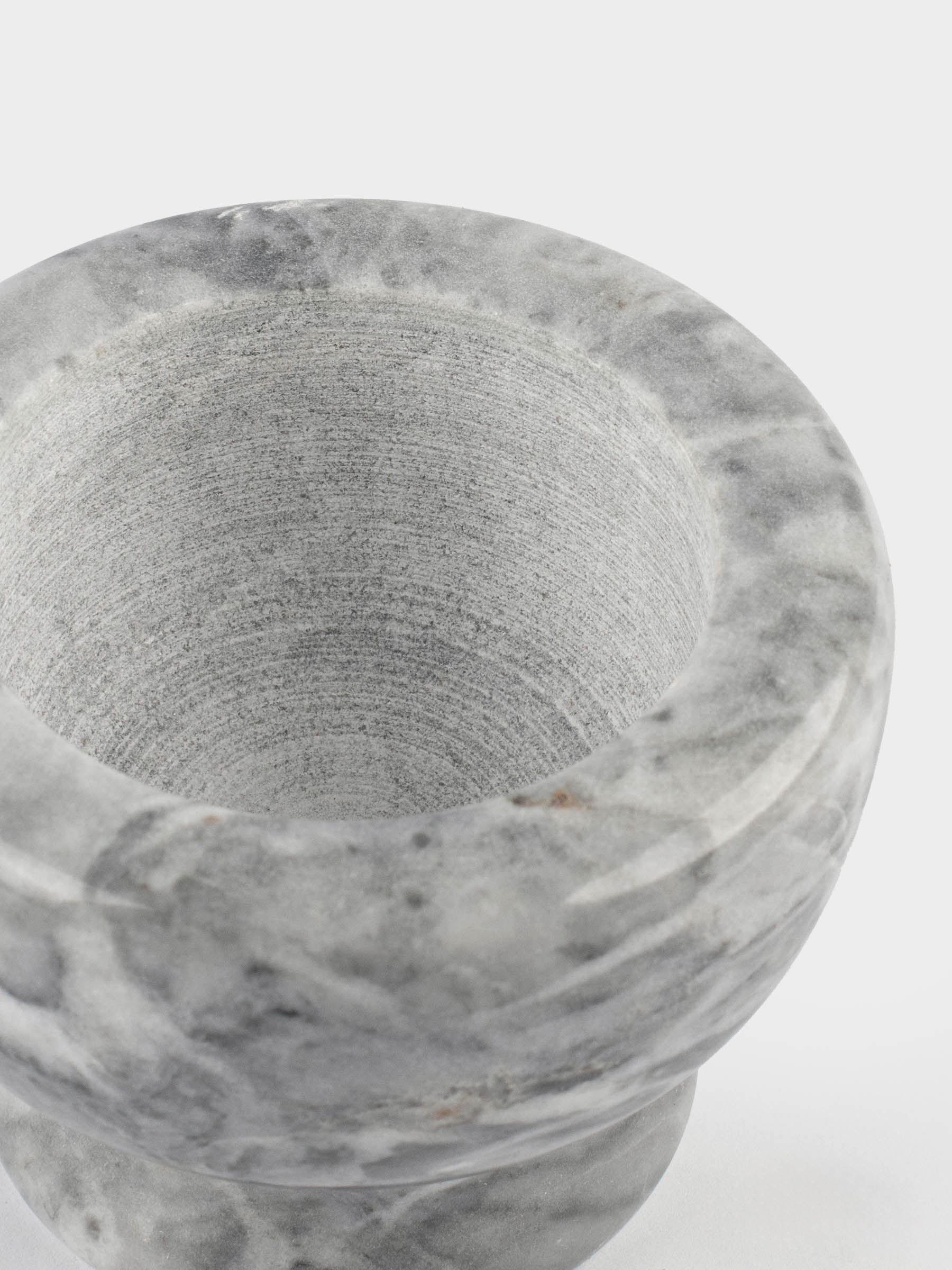 Ступка для специй, 7 см, с пестиком, мрамор, серая, Marble, image-7