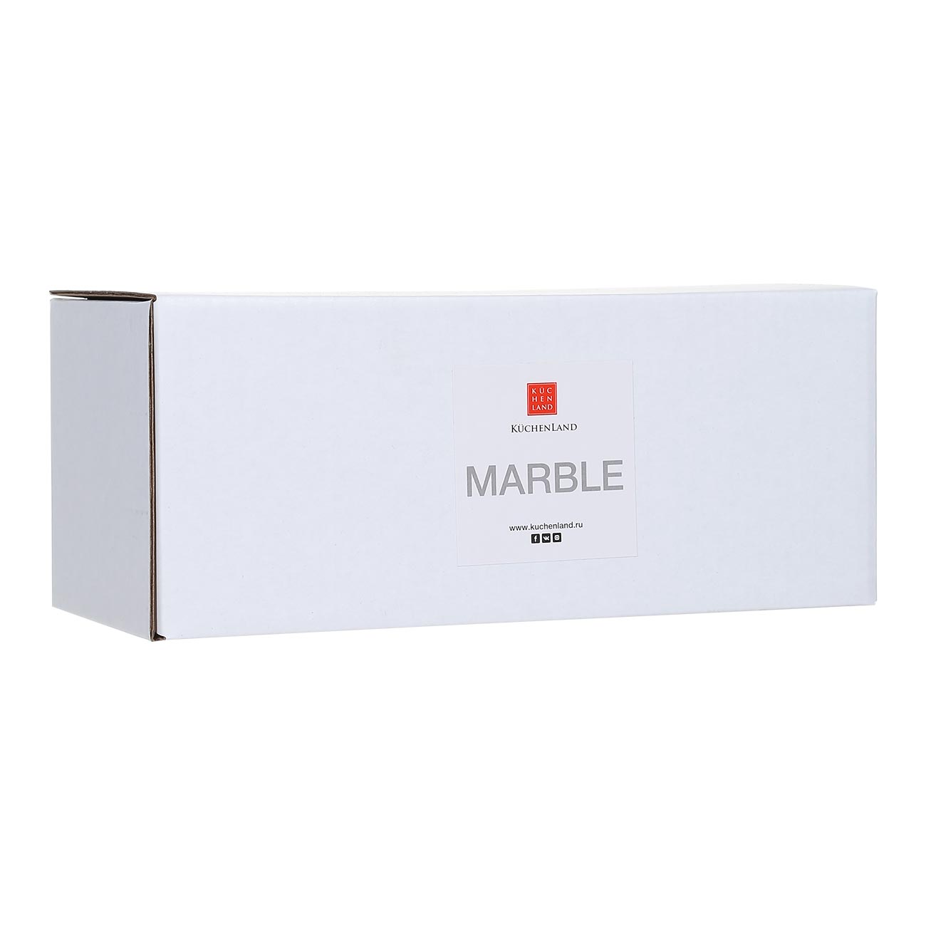 Емкость для специй, 6 см, 2 шт, с ложками, на подставке, мрамор/дерево, Marble, image-3