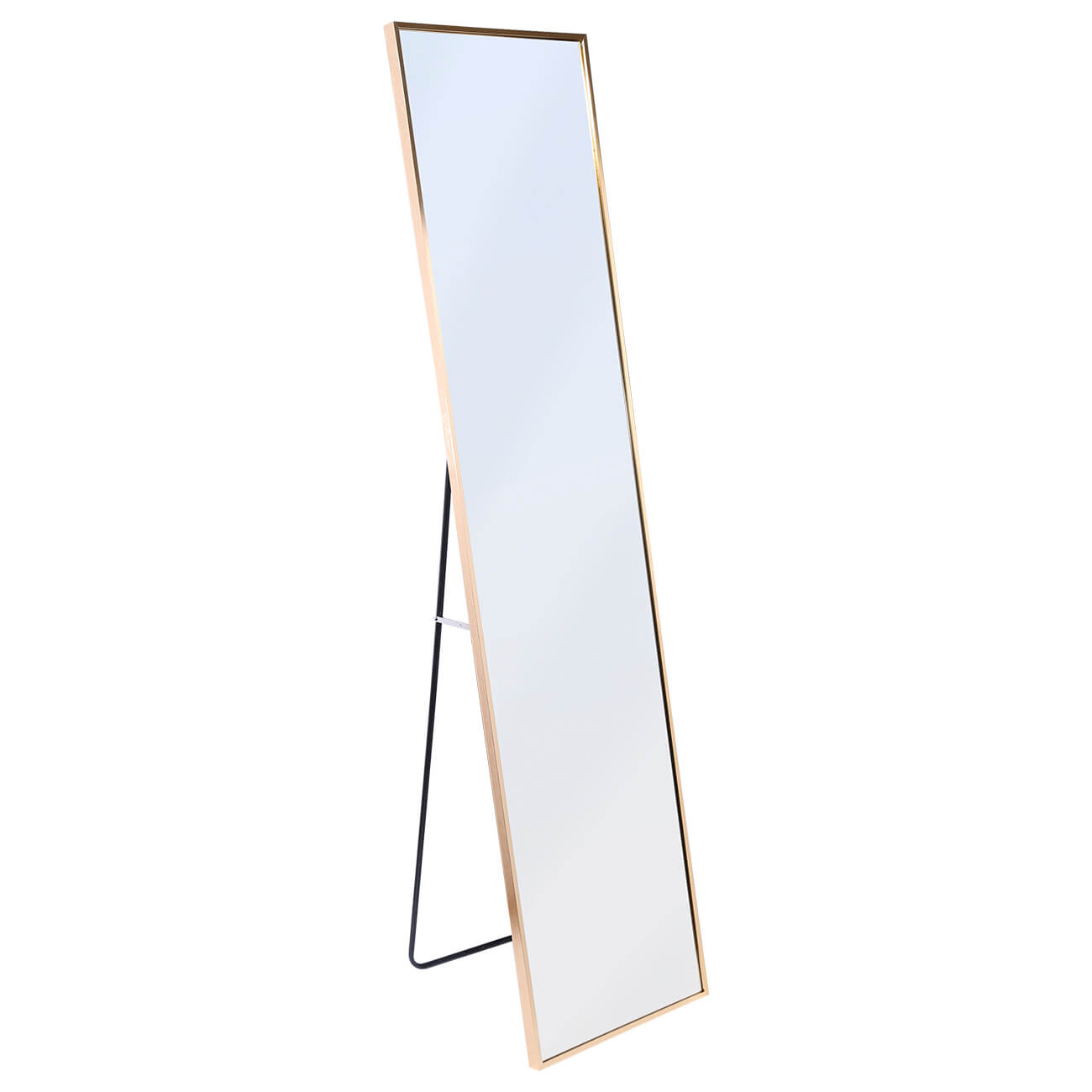 Зеркало напольное, 35х150 см, металл, прямоугольное, золотистое, Trend triol стрекоза миска для животных голубая с рисунком металл