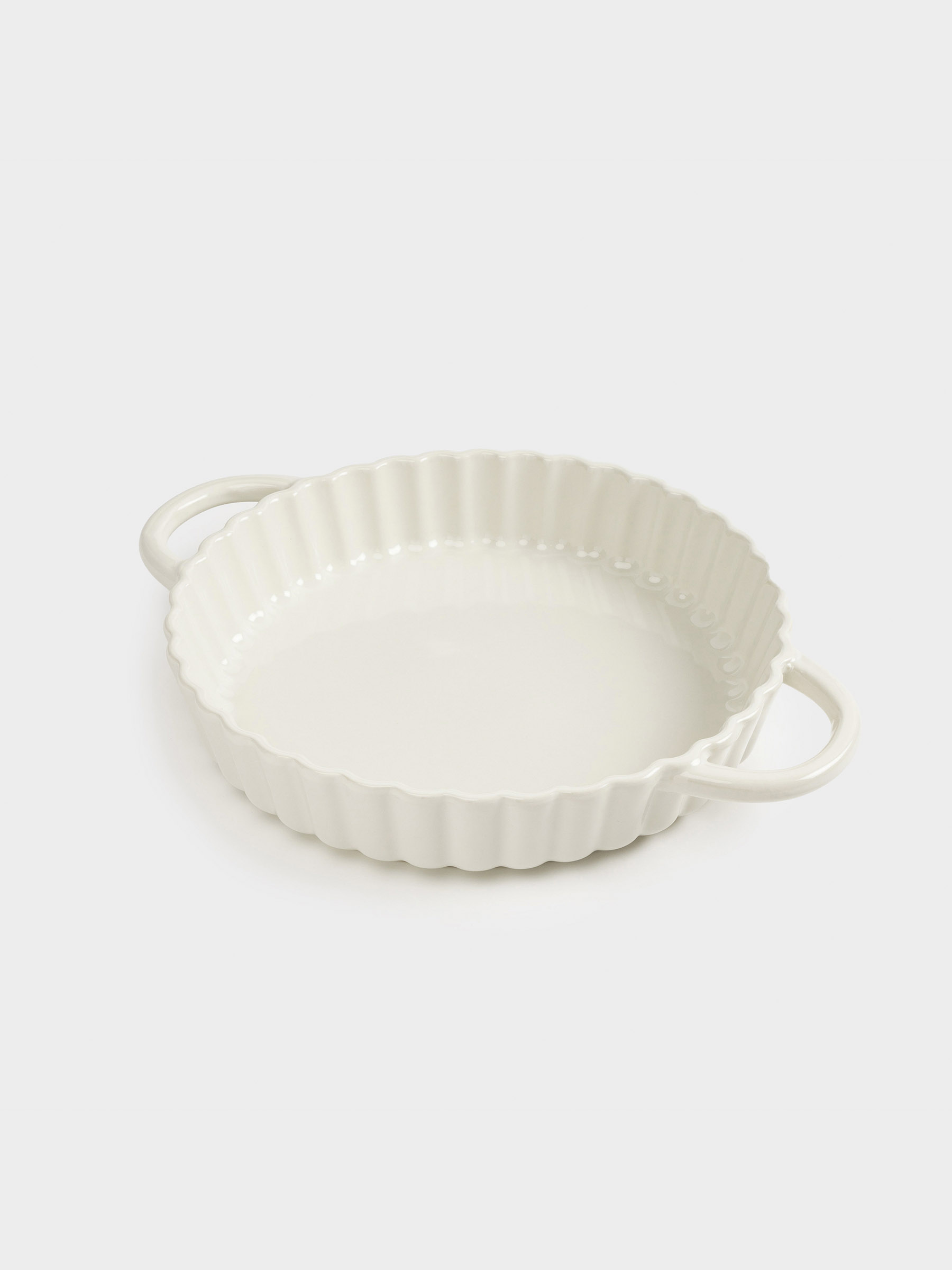 Форма для запекания, 22 см, керамика, круглая, молочная, Cakes ivory, image-5