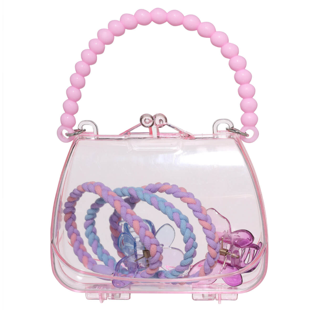 Набор аксессуаров для волос, 6 пр, пластик/полиэстер, розовый, Сумочка, Hairstyle моя любимая сумочка для принцессы станкевич с а