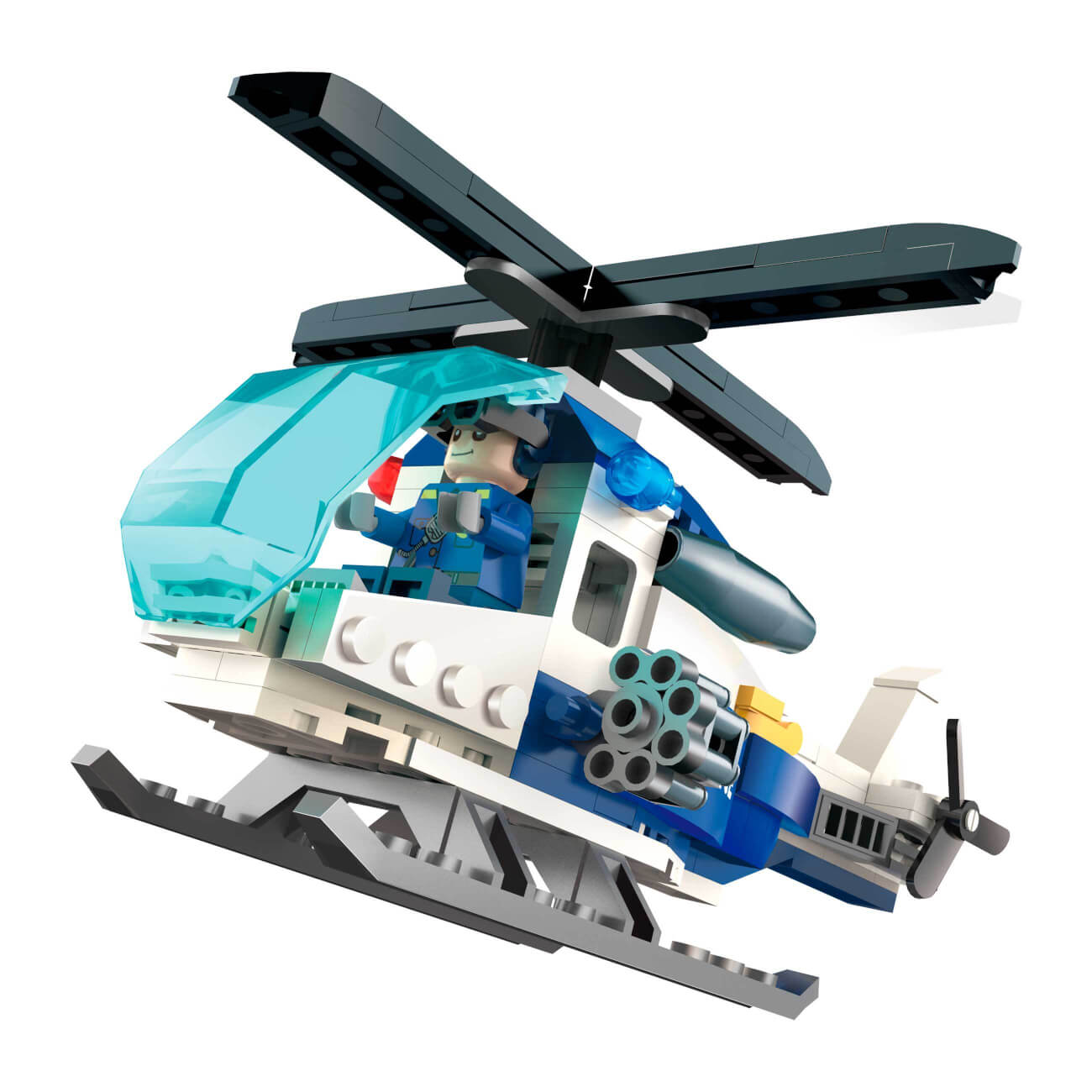 Конструктор, 17 см, пластик, Вертолет, Hobby kids вертолет радиоуправляемый sky с гироскопом