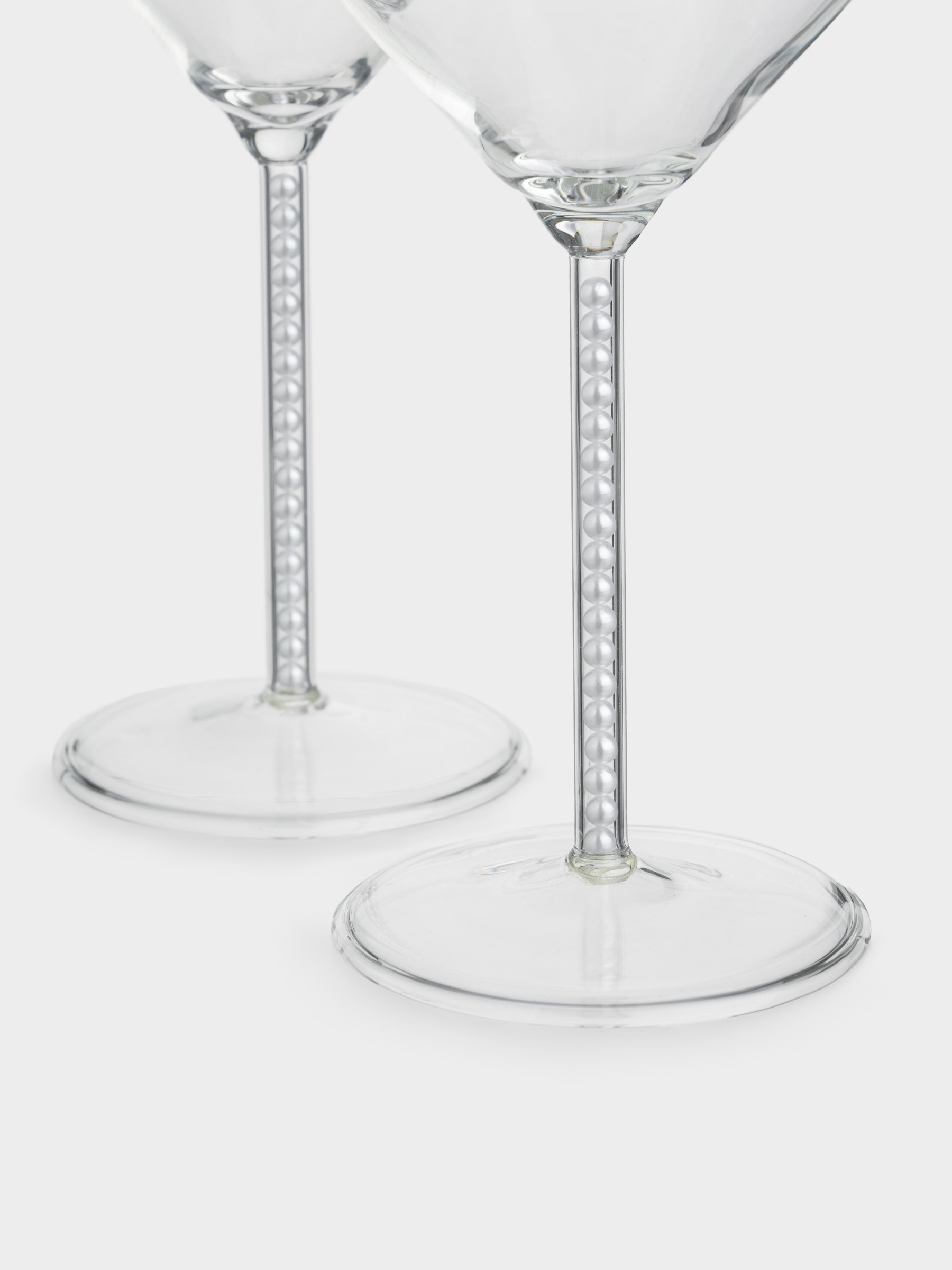 Бокал для вина, 450 мл, 2 шт, с жемчужинами, стекло/пластик, Crystal pearl, image-5