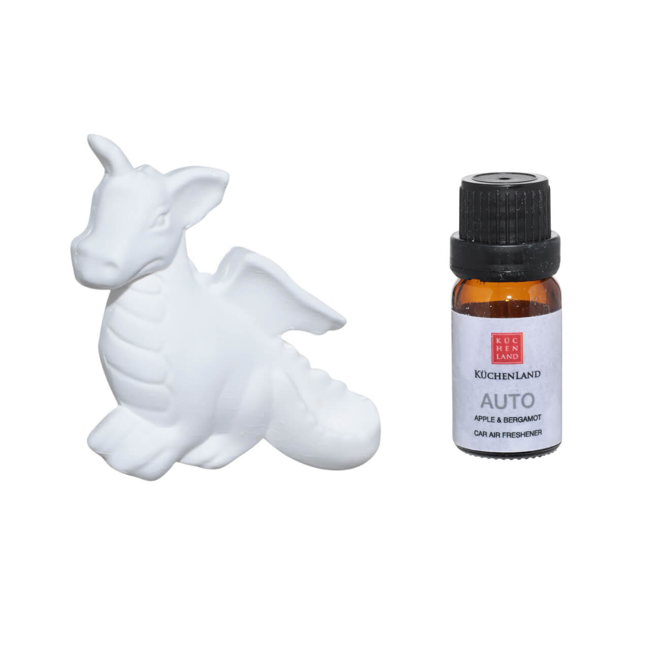 

Набор ароматический для авто, на дефлектор, глина, Apple&Bergamot, Дракон, Auto