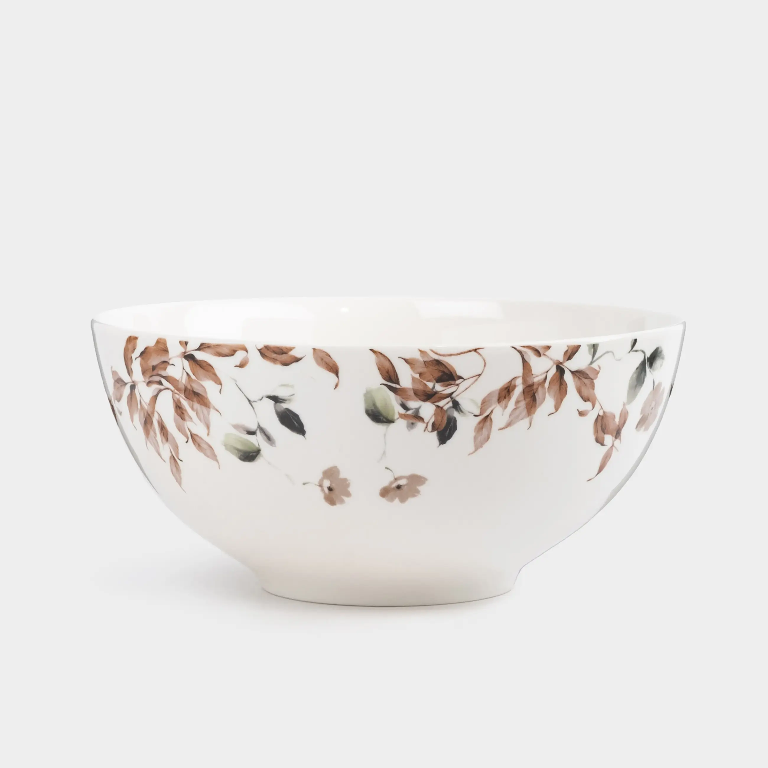 Салатник, 16х7 см, 700 мл, фарфор N, Осенние цветы, Refined floral