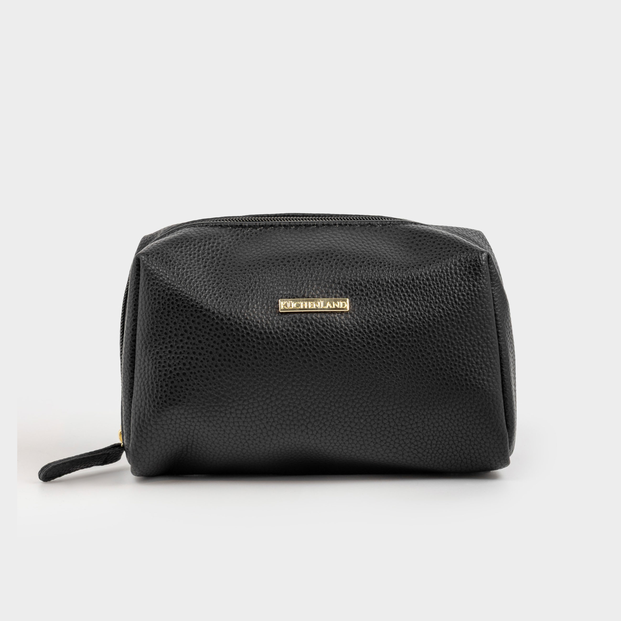 Косметичка 18х12 см полиуретан черная Force 1190₽