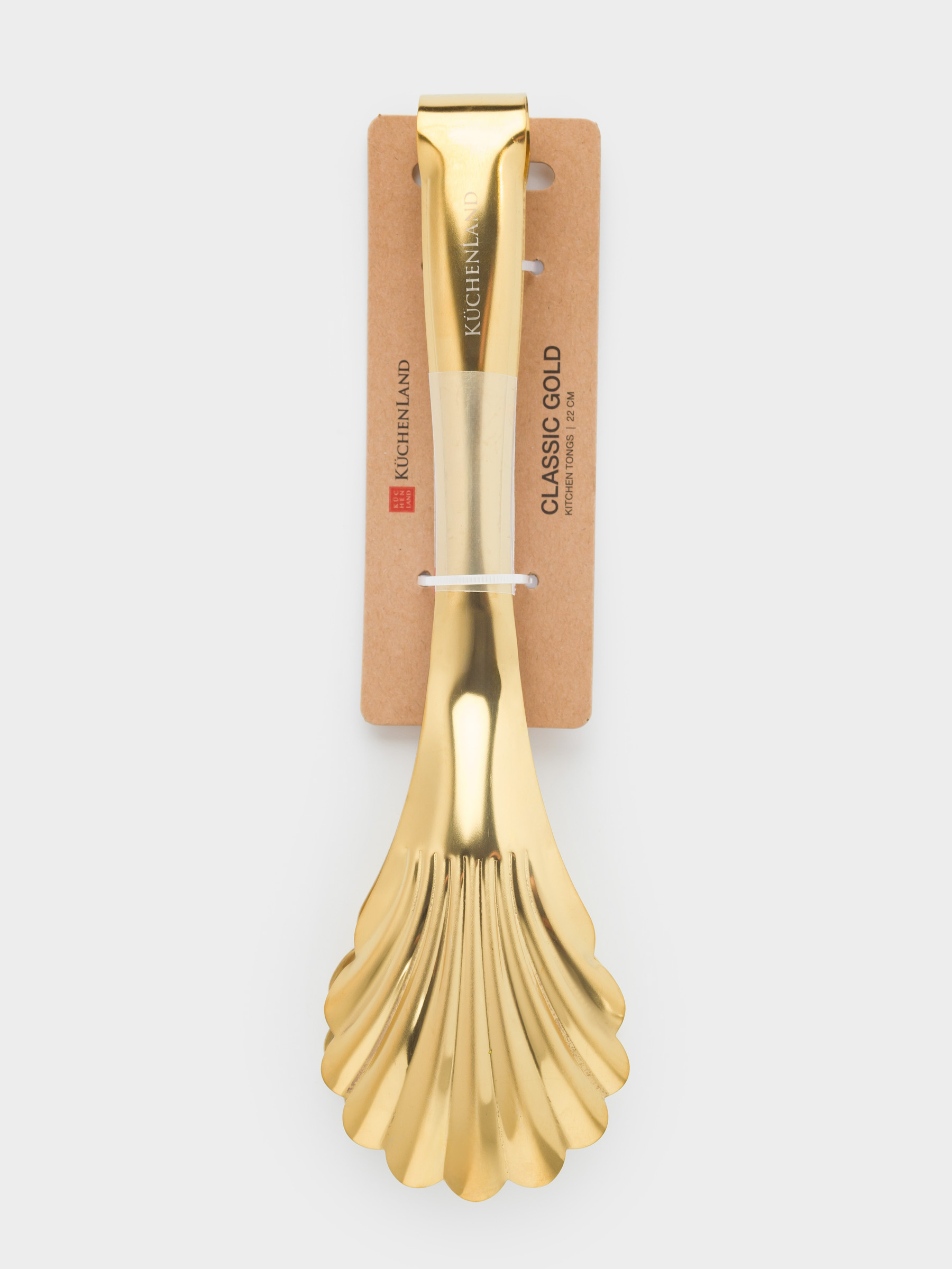 Щипцы кухонные, 23 см, сталь, золотистые, Ракушки, Classic gold, image-4