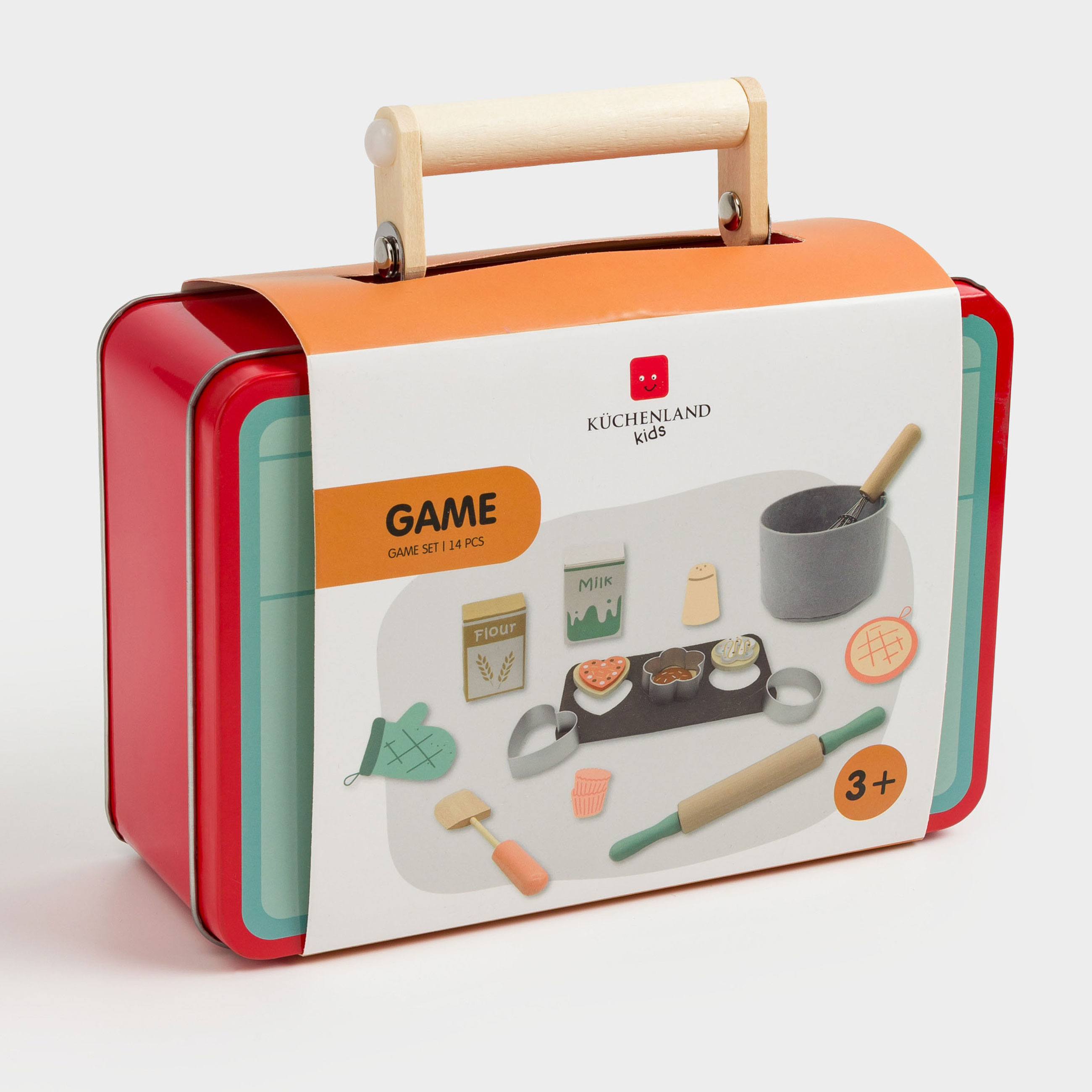 Набор игровой, 14 пр, дерево/металл, Набор для выпечки в чемодане, Game, image-8