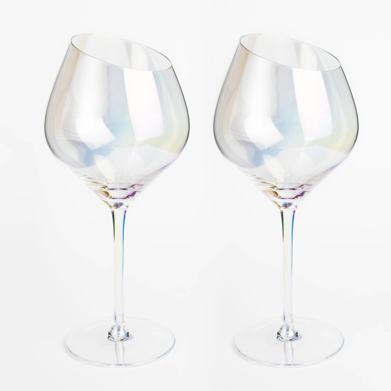 Бокал для красного вина, 560 мл, 4 шт, стекло, перламутр, Charm L polar ваза для цветов 30 см стекло charm l