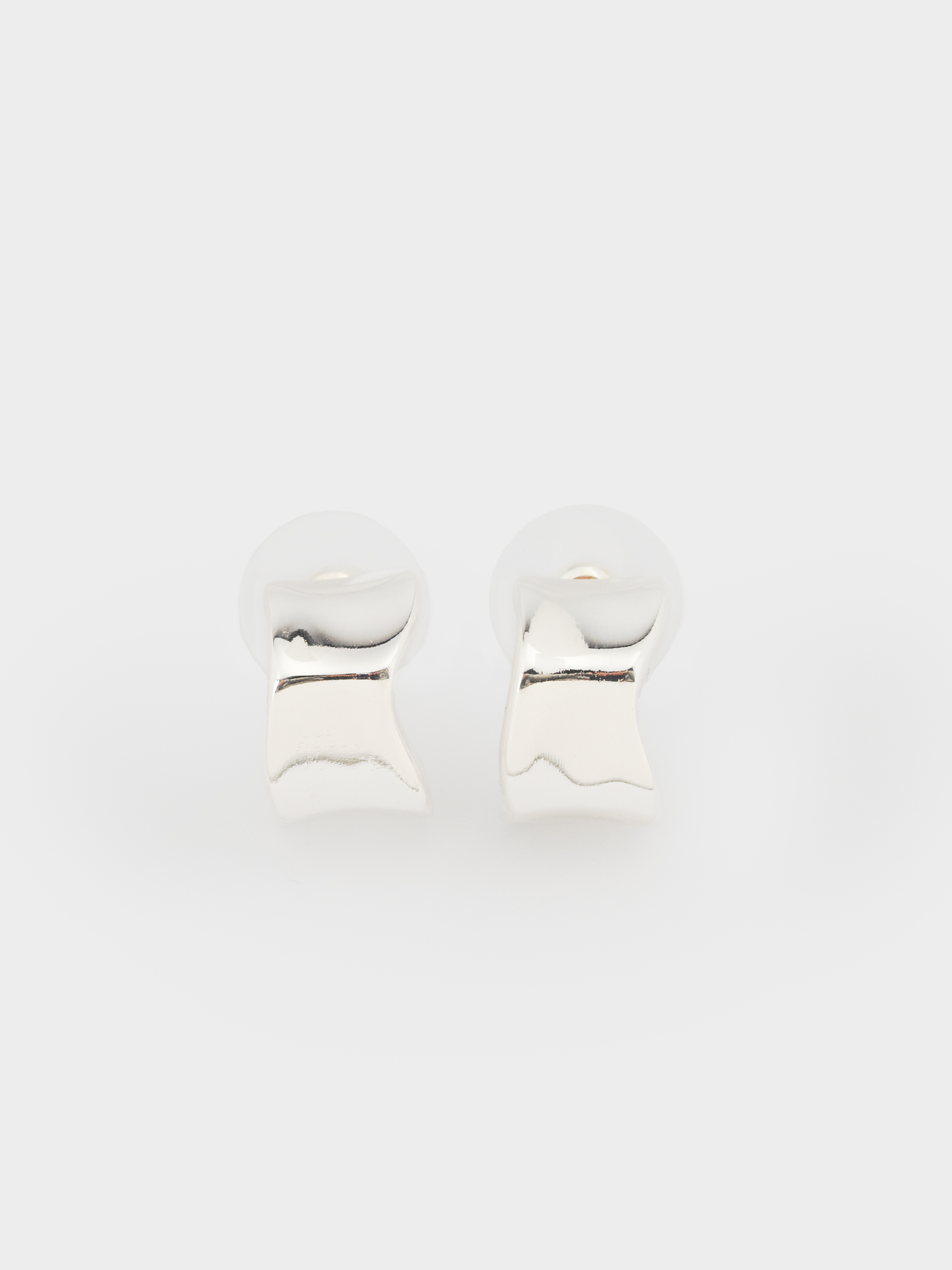 Серьги-пусеты, 1,5 см, 2 шт, металл, серебристые, Jewelry, image-3