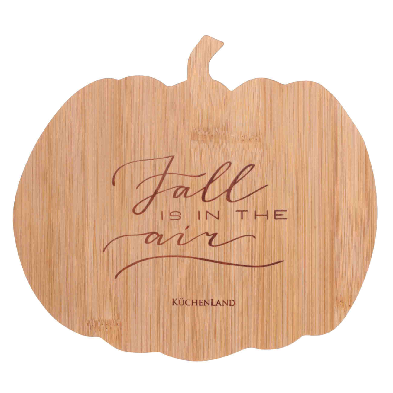 

Доска разделочная, 23x21 см, бамбук, Тыква, Autumn gifts