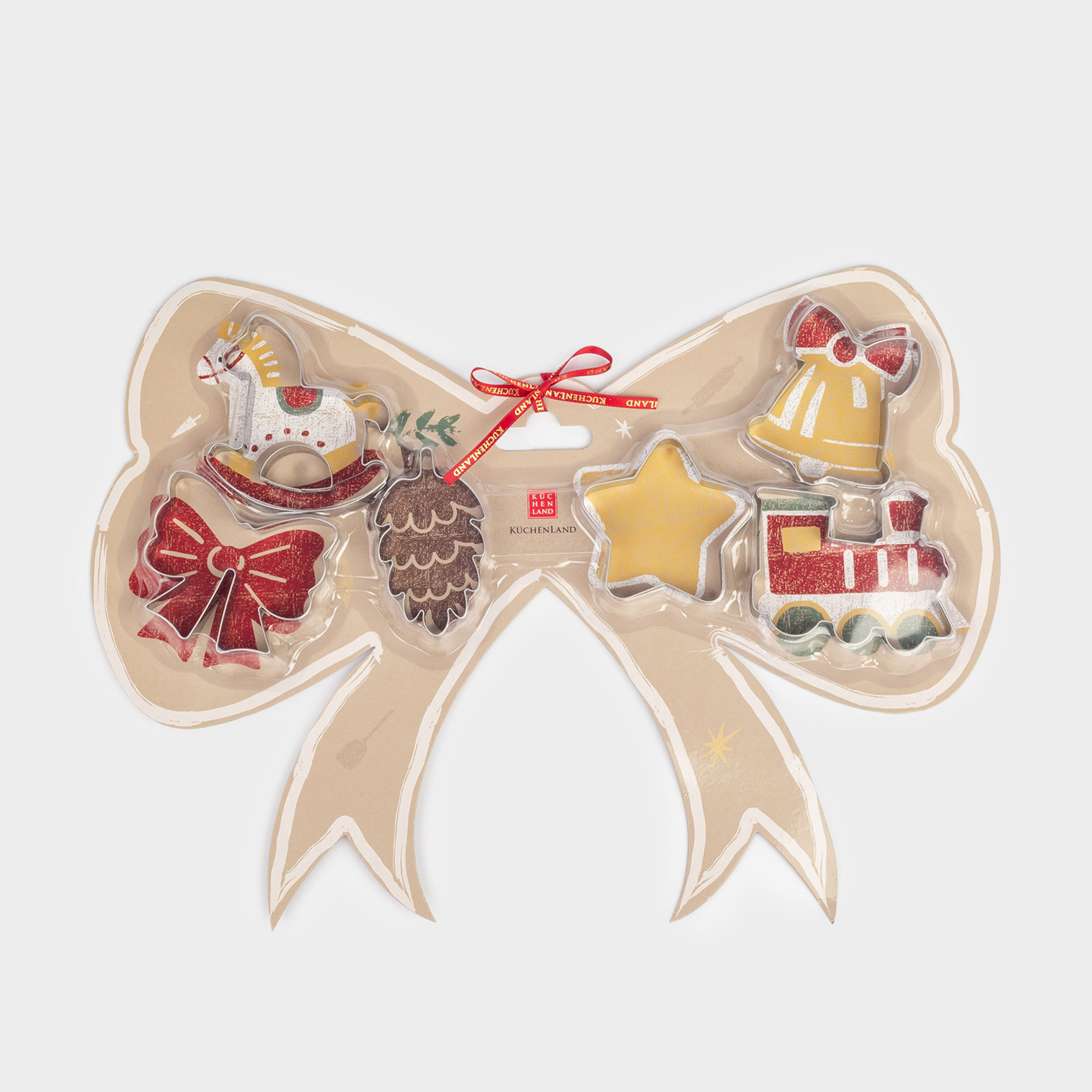 Набор форм для печенья 6 шт сталь Новогодняя фантазия Bakery NY 493₽