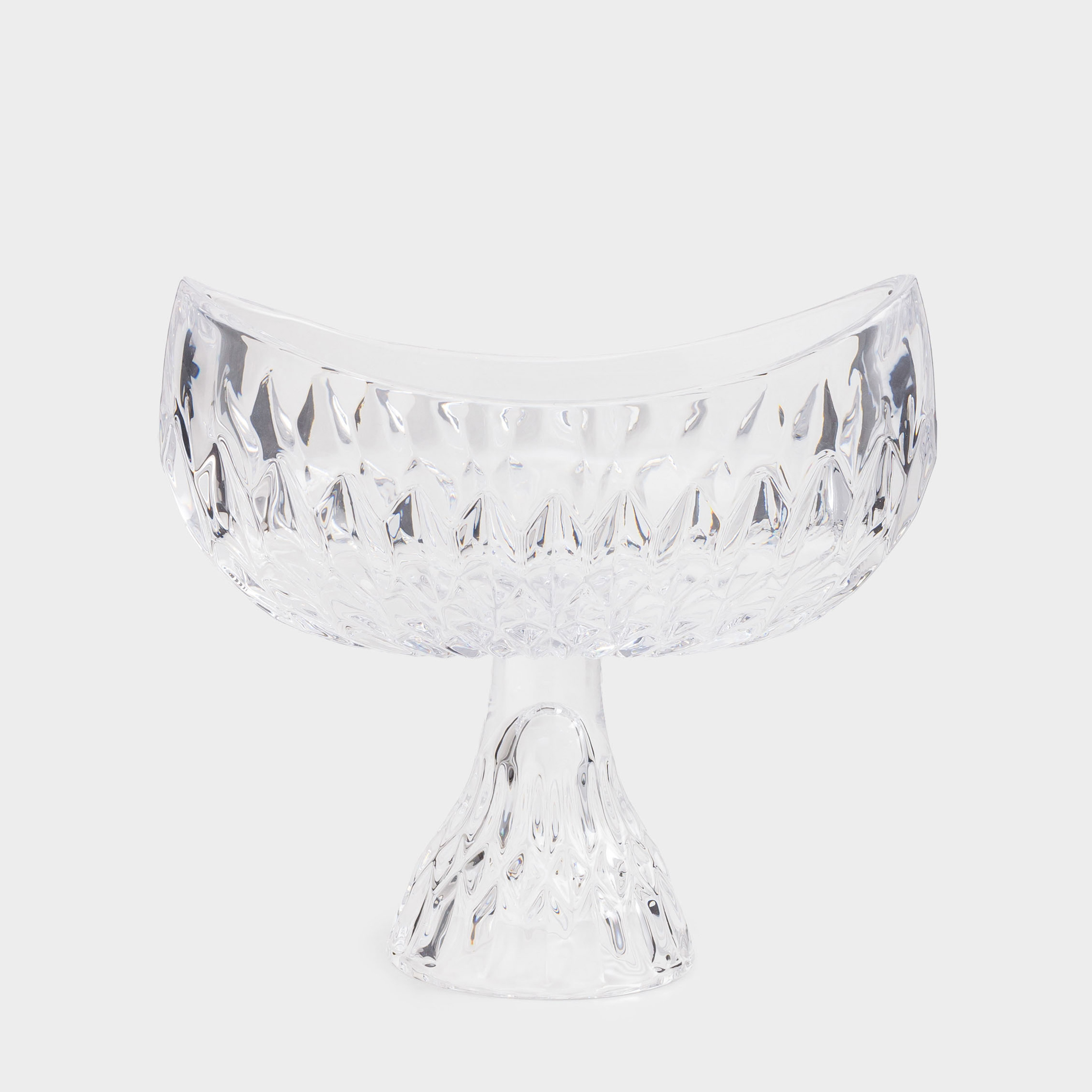 Конфетница 18х16 см на ножке стекло Р Rhomb 1590₽