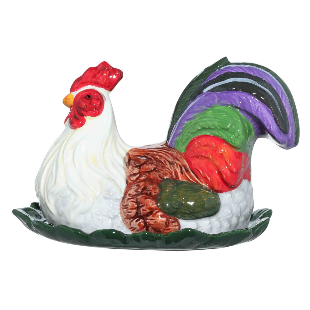 

Масленка, 17х12 см, керамика, Петух, Rooster
