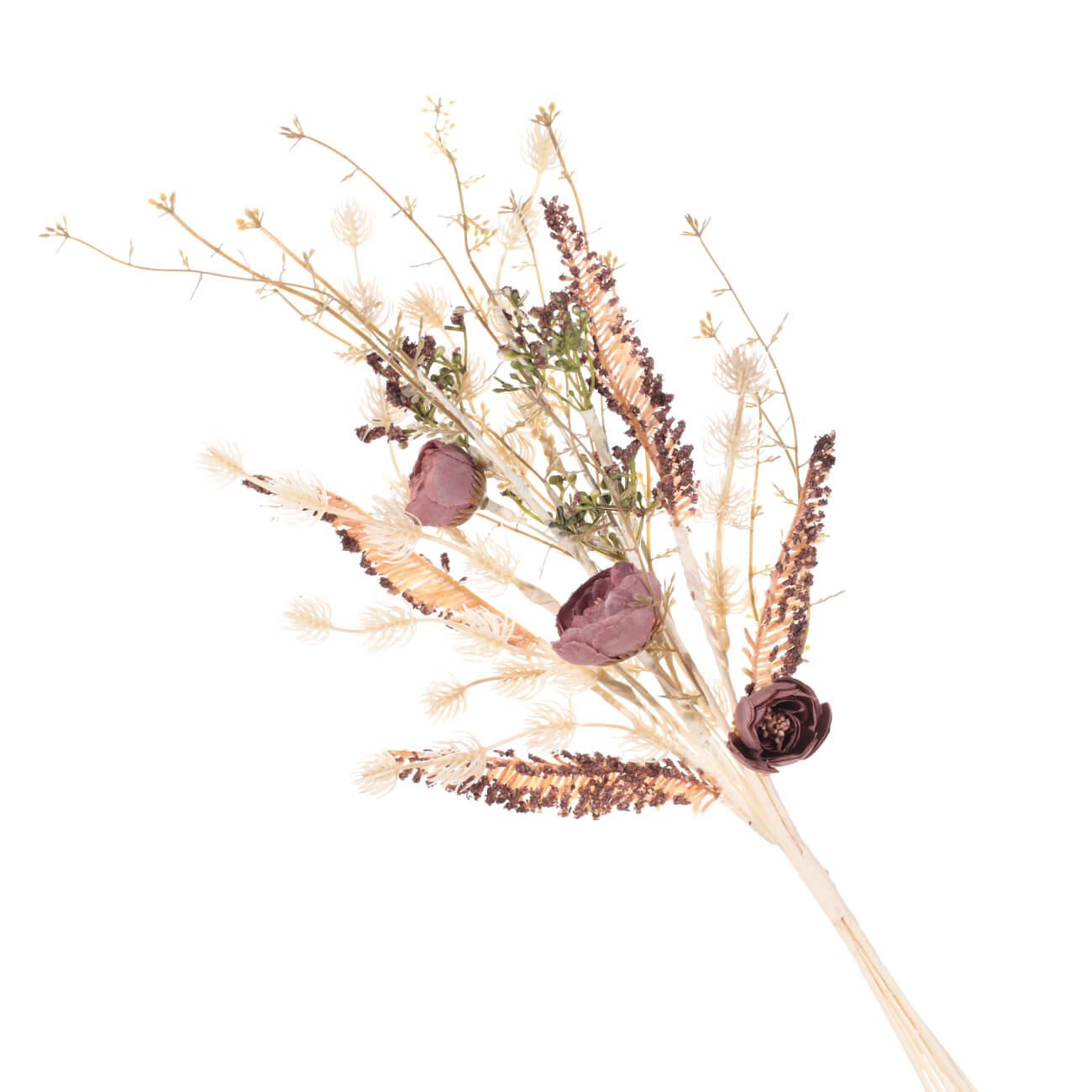 Ветка декоративная, 51 см, полиэстер/сталь, Полевые цветы, Meadow салфетка под приборы 30x45 см хлопок полиэстер прямоугольная бежевая ветви bloom meadow