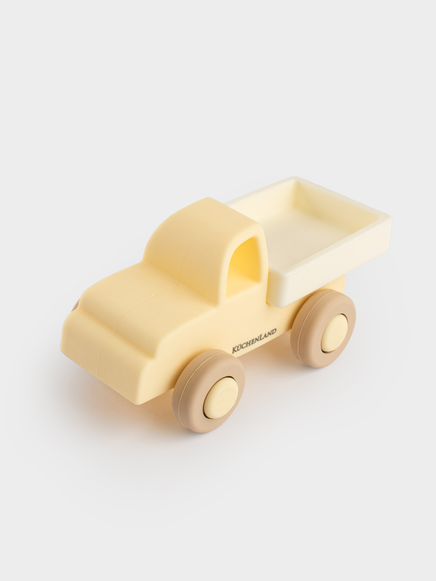 Игрушка, 11х6 см, силикон, бежевая, Грузовик, Kiddy, image-1